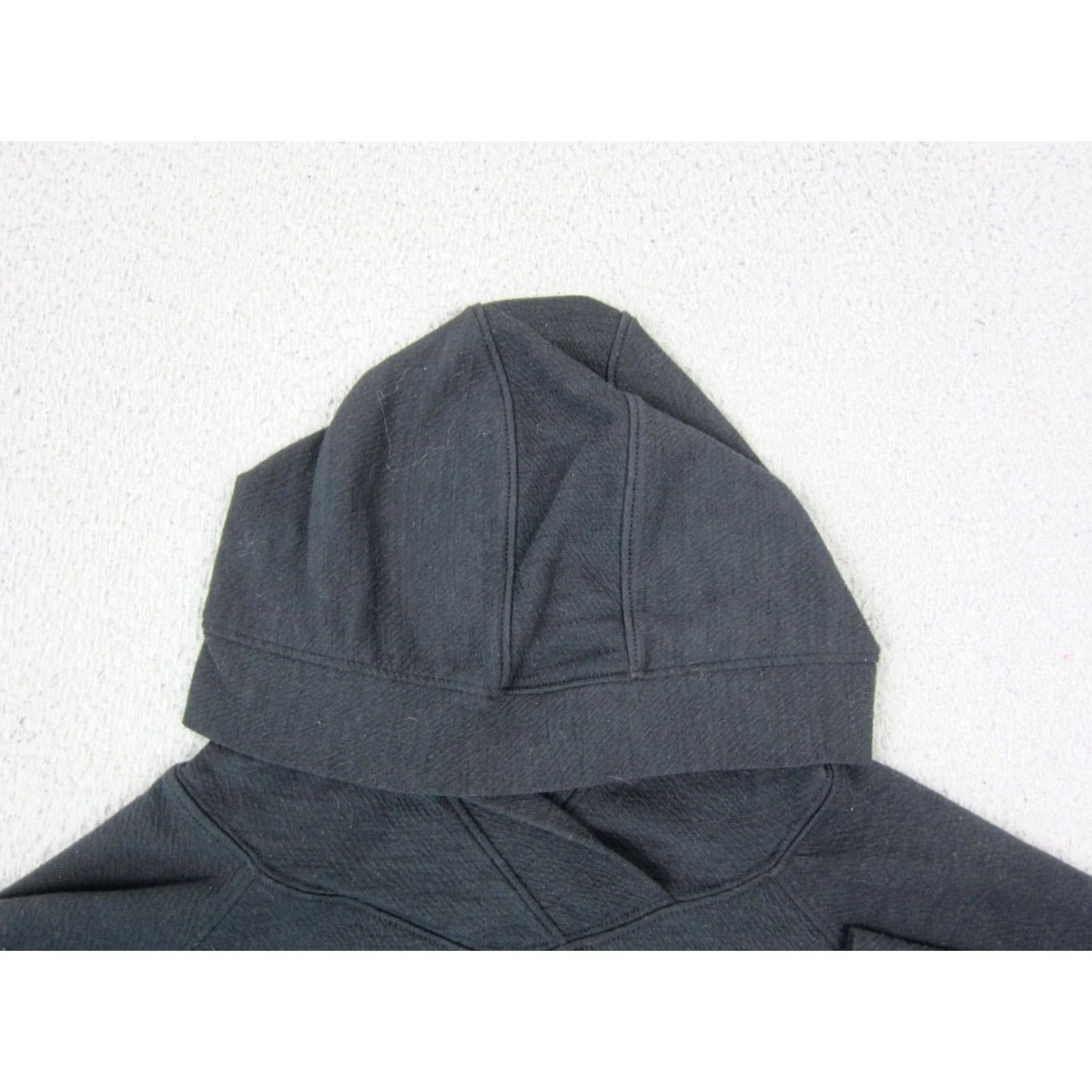 Prana VINTAGE Prana Hoodie Womens M Black Sunrise Sweatshirt Pullover Logo Casual 90s Sports Hooded Pockets Womens Size M / US 6-8 / IT 42-44 - 2 Thumbnail