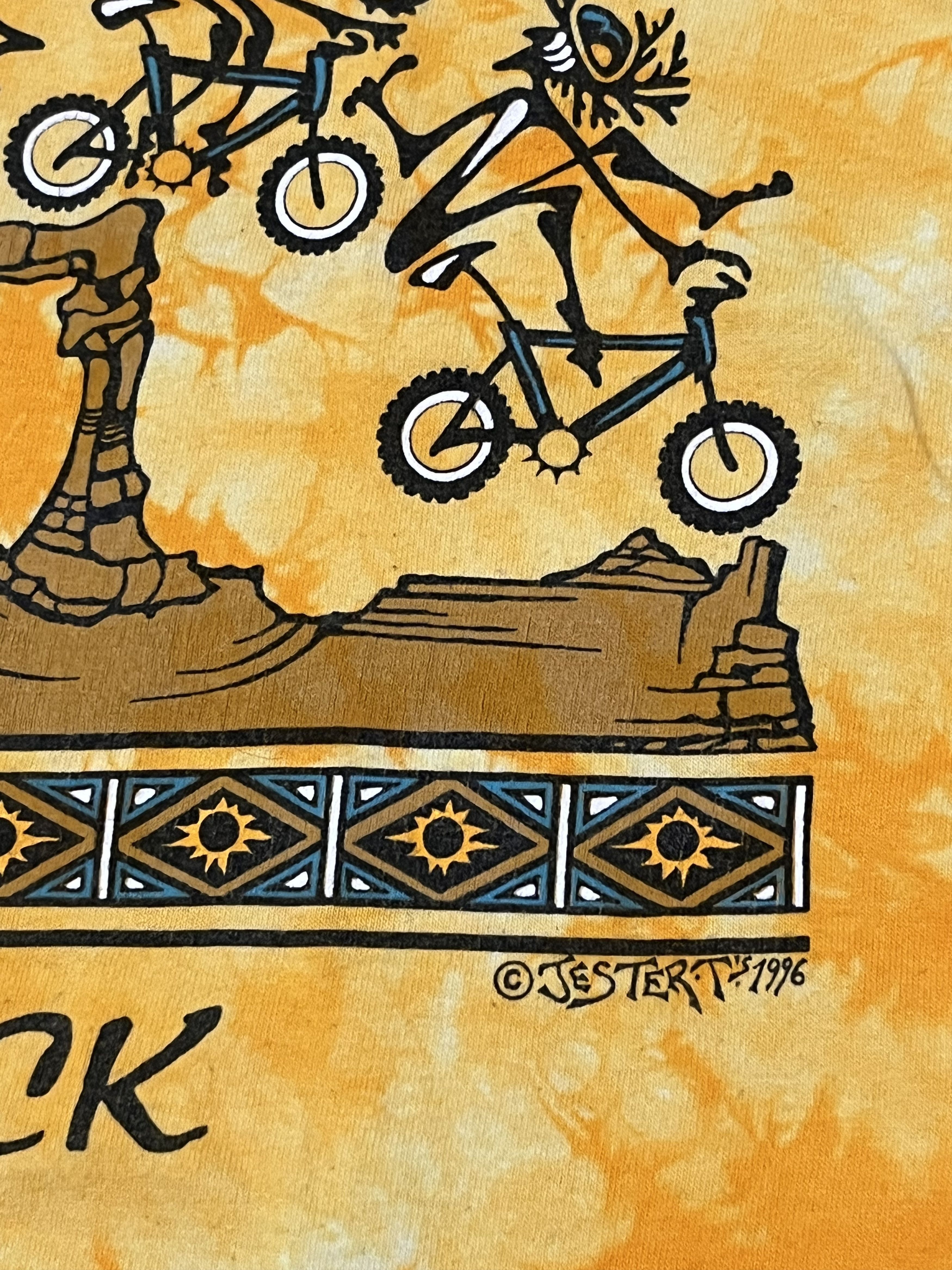 Harley Davidson × Vintage Vintage 90s Bike Graphics Slickrock Moab, Utah Size US L / EU 52-54 / 3 - 6 Thumbnail