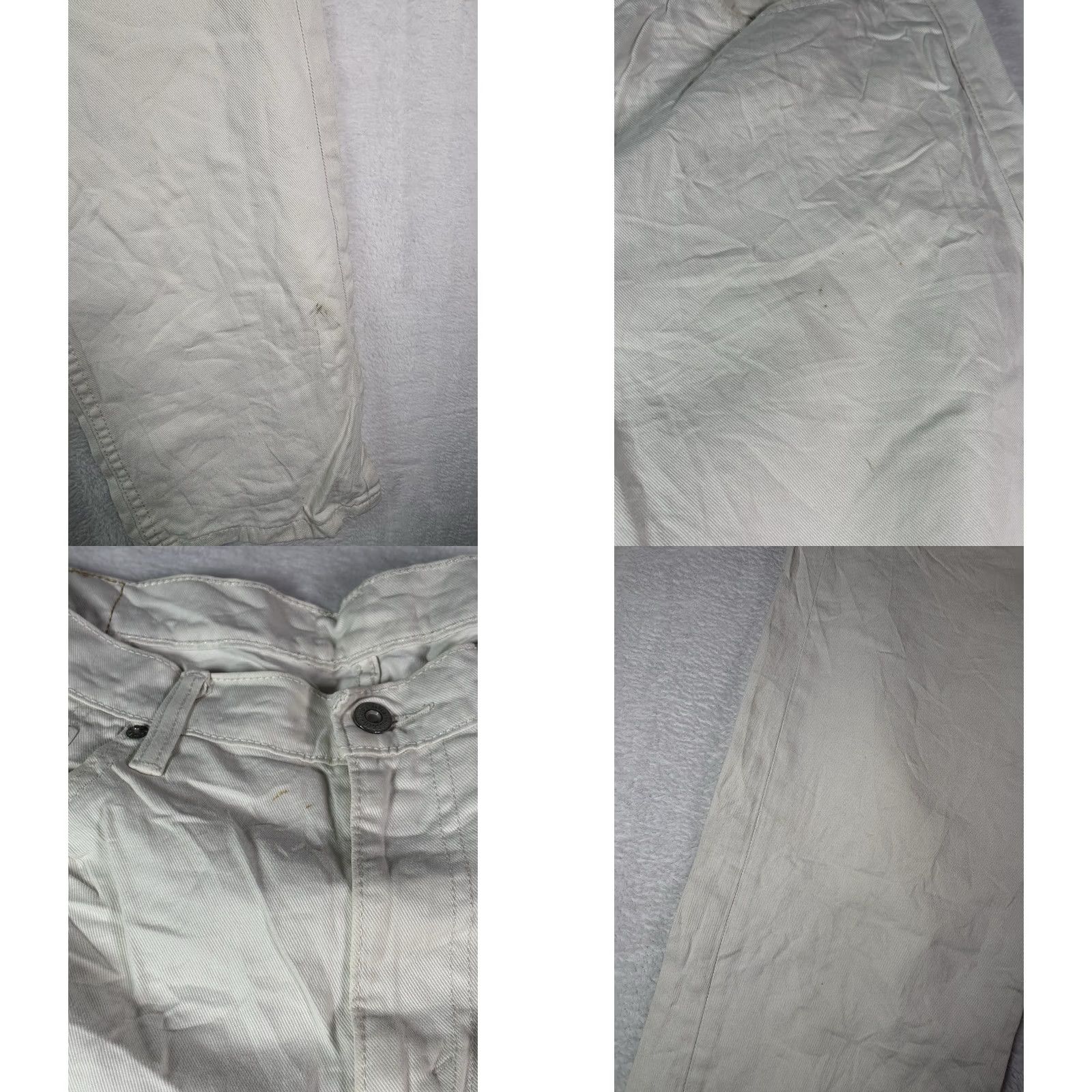 Levi's Levi's 510 Jeans White 36x32 Regular Straight Fit 5-Pocket Denim Cotton Zip Red Tab Logo Mens Jeans Size US 36 / EU 52 - 9 Thumbnail