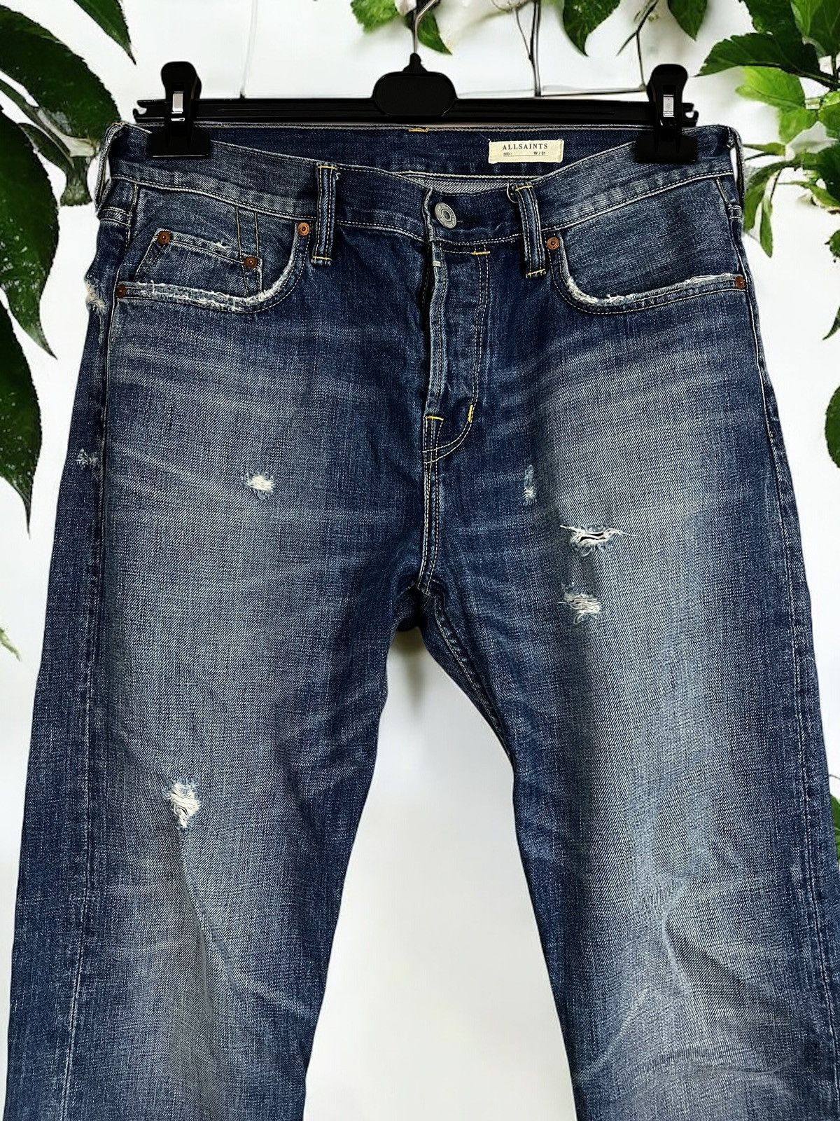 Allsaints AllSaints Sid straight jeans size W33 Size US 33 - 2 Thumbnail