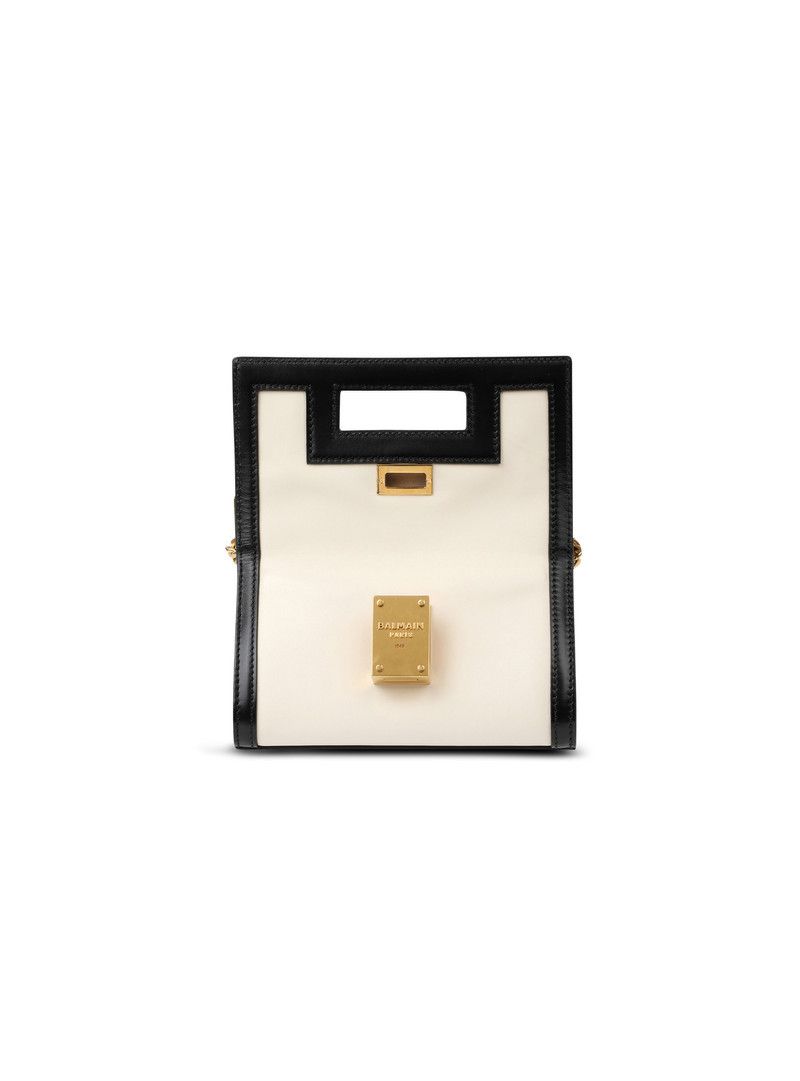 Balmain o1s1wg111225 Size:OS/1945 Heritage Shoulder Bag in Black Size ONE SIZE - 5 Thumbnail