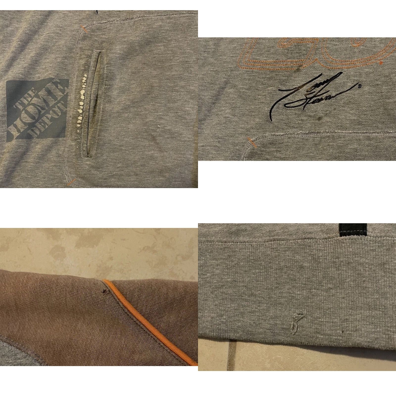 Vintage VINTAGE Tony Stewart Home Depot Hoodie XL NASCAR Racing Distressed Grunge 90s 80s MLB? Size US XL / EU 56 / 4 - 9 Thumbnail