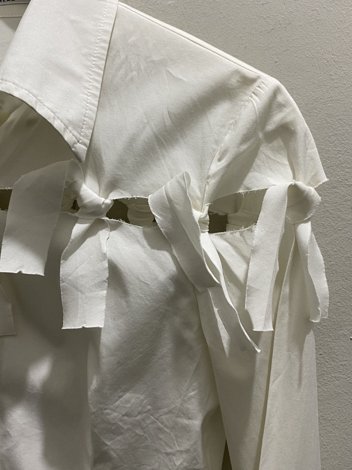 Frankie Morello FRANKIE MORELLO WHITE COTTON SHIRT Size M / US 6-8 / IT 42-44 - 4 Thumbnail