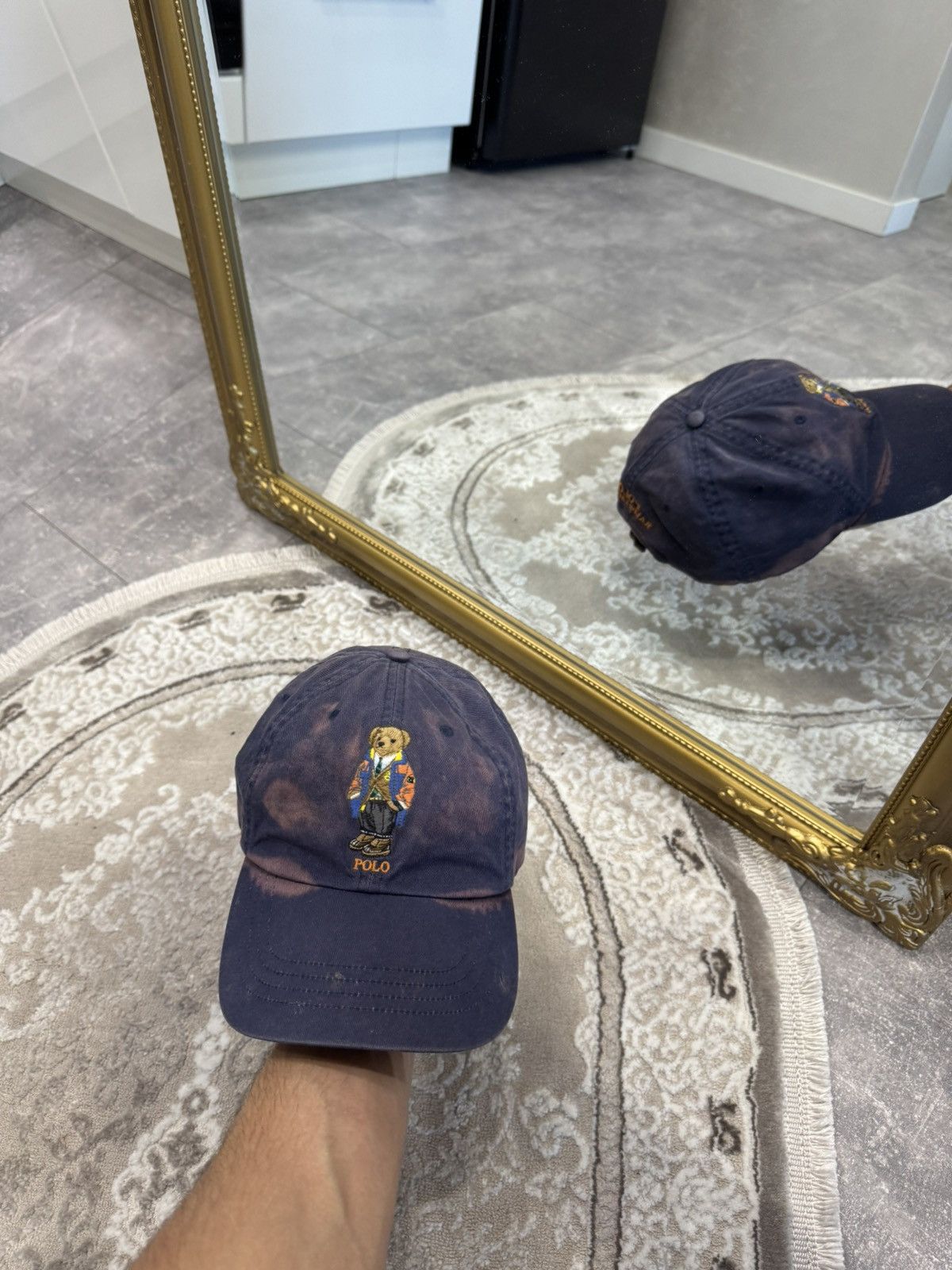 Polo Ralph Lauren 90s Vintage Polo Ralph Lauren Sport Bear Sun Faded Cap Size ONE SIZE - 1 Thumbnail