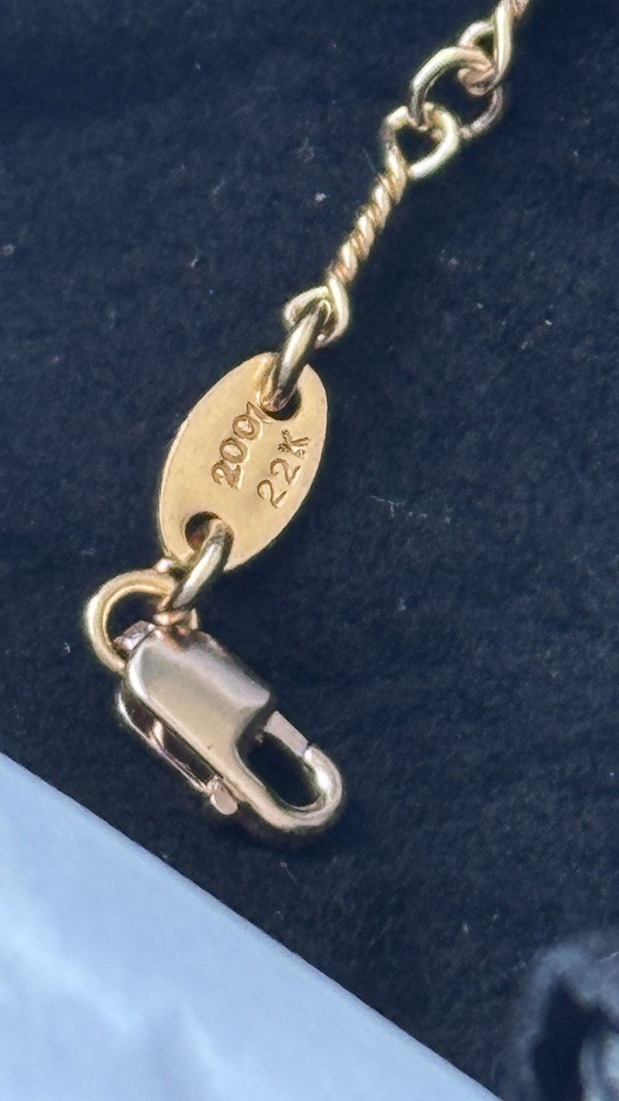 Chrome Hearts Chrome Hearts 22K Gold Twist Chain(18inch/45cm) Size ONE SIZE - 13 Thumbnail