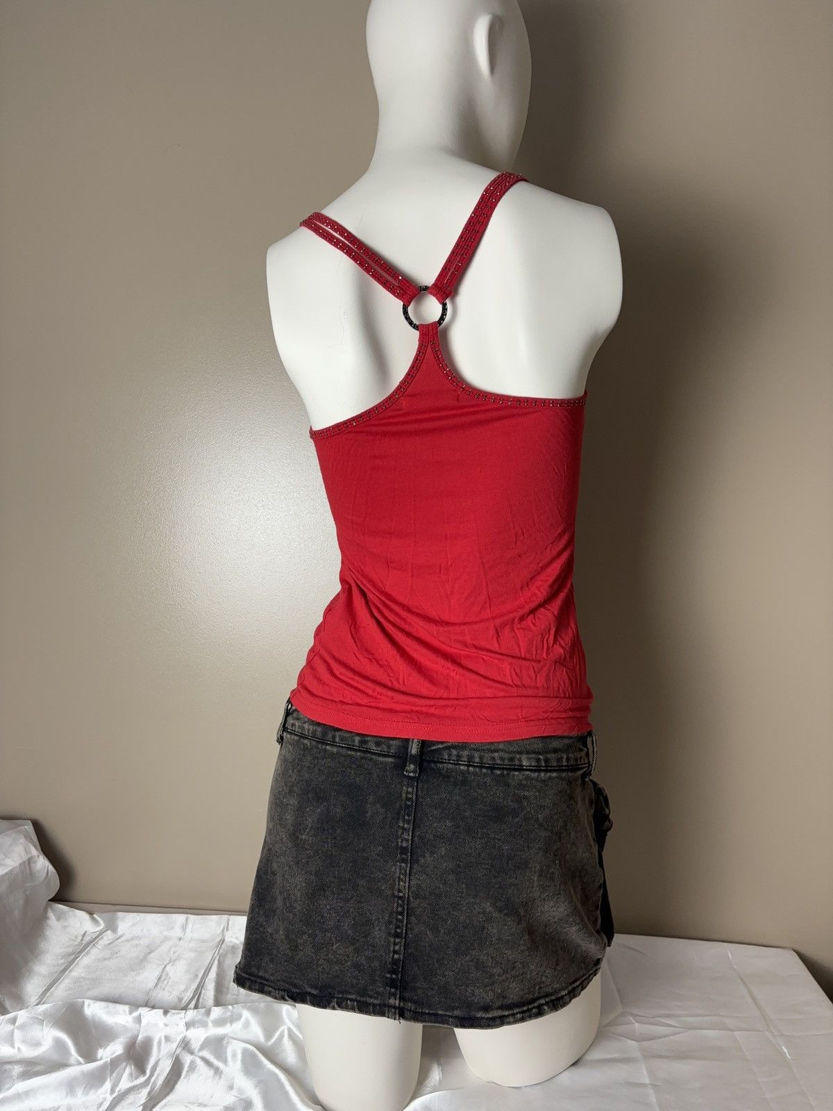 Japanese Brand × Vintage Glamour sexy red vintage tank top Size M / US 6-8 / IT 42-44 - 1 Thumbnail
