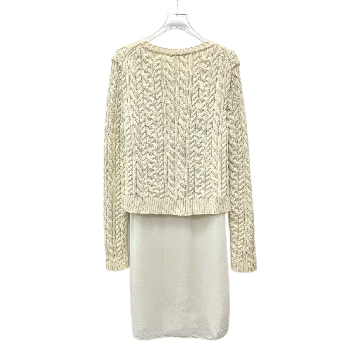 Dior Dior Vertical Twisted Knit Wool Spliced Knit Dress K26WX Size XS / US 0-2 / IT 36-38 - 2 Thumbnail