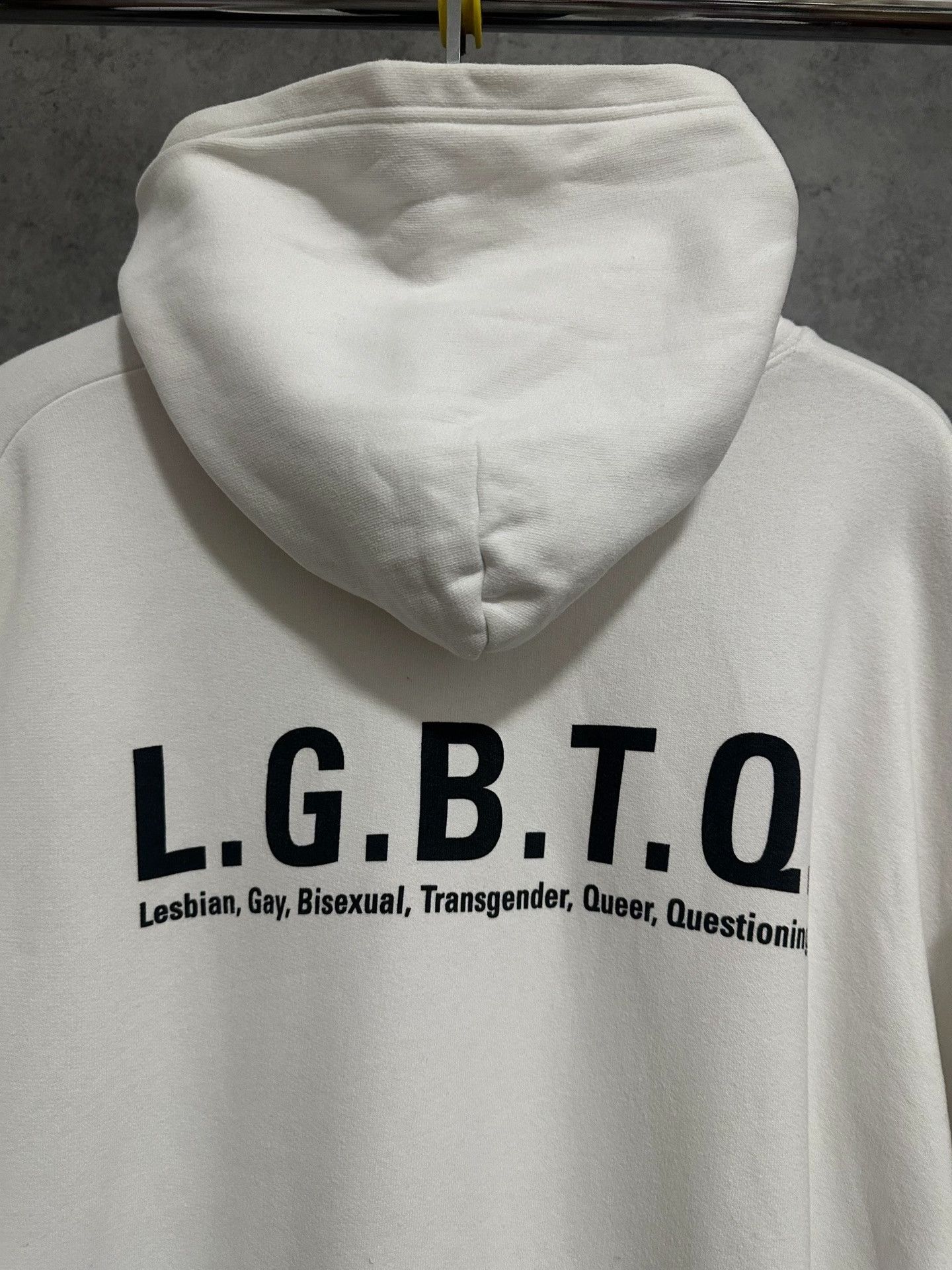 Balenciaga Balenciaga Logo Embroidery White Hoodie Size US XS / EU 42 / 0 - 5 Thumbnail