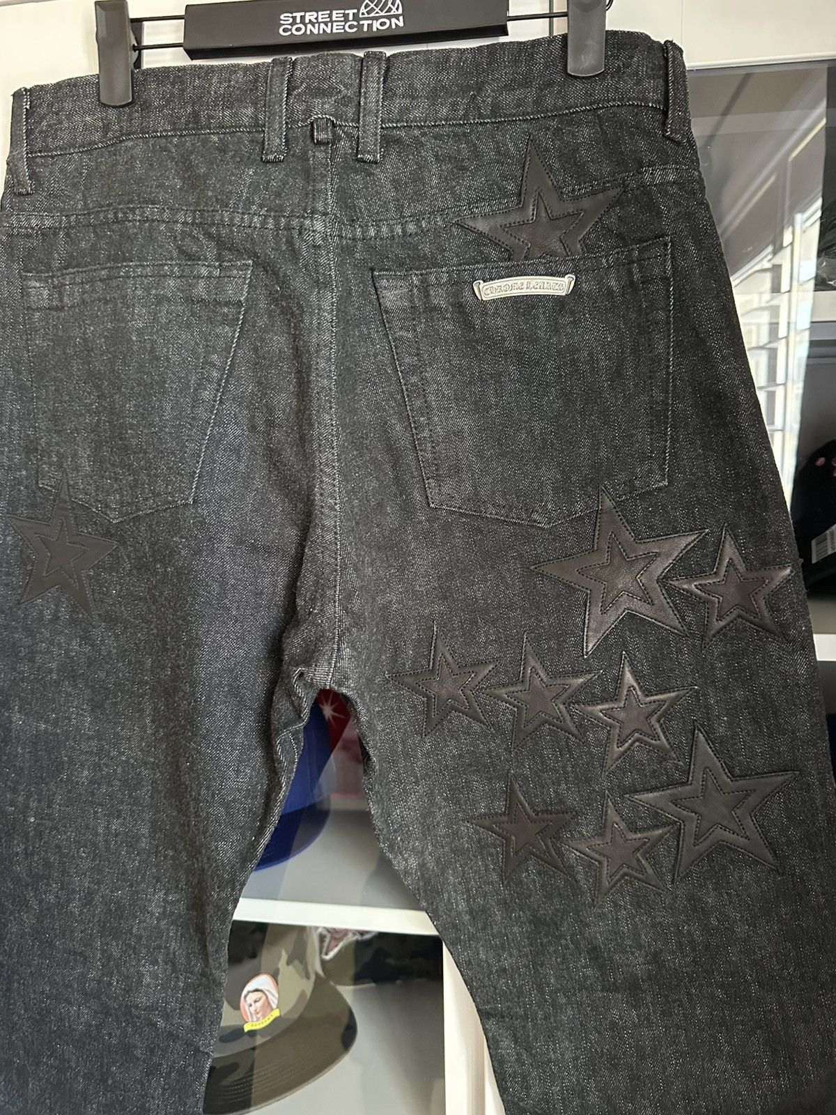 Chrome Hearts CHROME HEARTS STAR PATCH DENIM SIZE 34 JEANS IN HOUSE Size US 34 / EU 50 - 11 Thumbnail