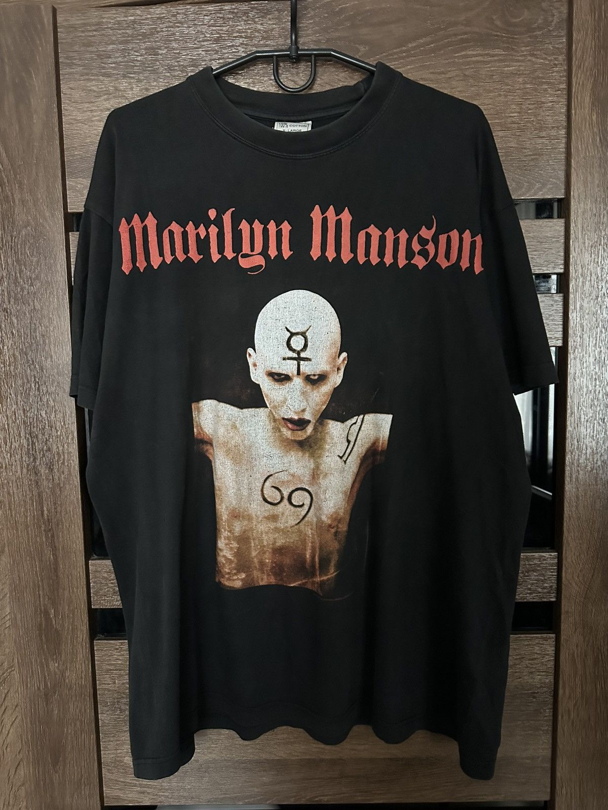 Marilyn Manson 2001 Marilyn Manson Vintage Rock Band T-Shirt Tee Size US XL / EU 56 / 4 - 2 Thumbnail