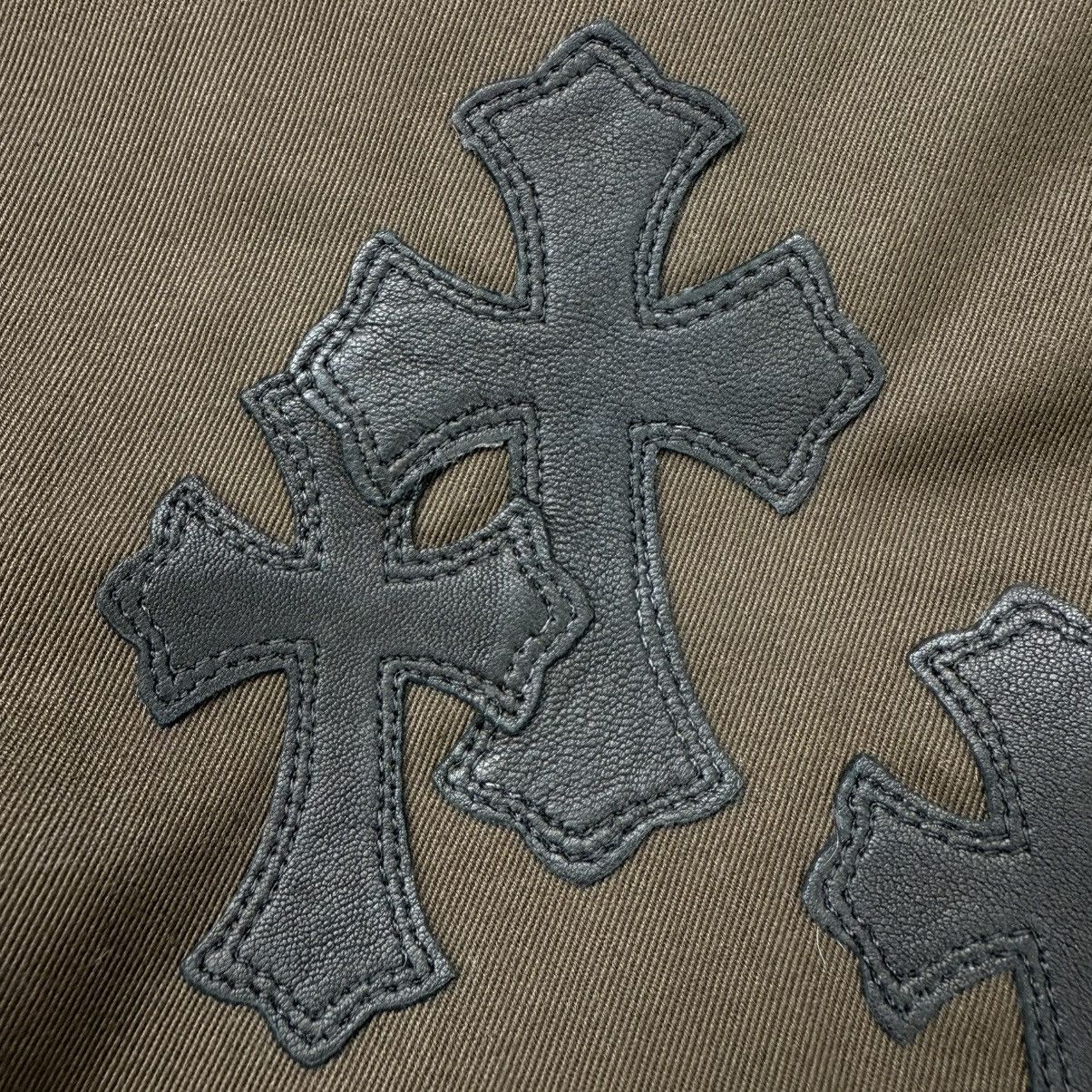 Chrome Hearts Chrome Hearts Brown Chino Cheetah Leopard Patches Size US 31 - 9 Thumbnail