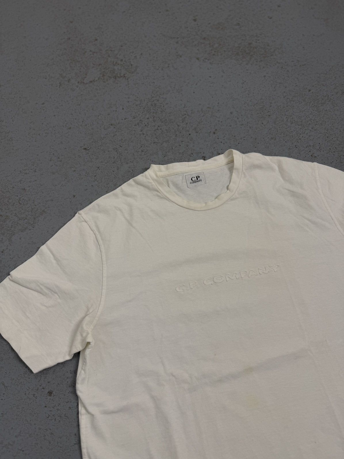 C.P. Company Vintage C.P. Company Cotton Logo Single Stitch T-Shirt Size US L / EU 52-54 / 3 - 2 Thumbnail