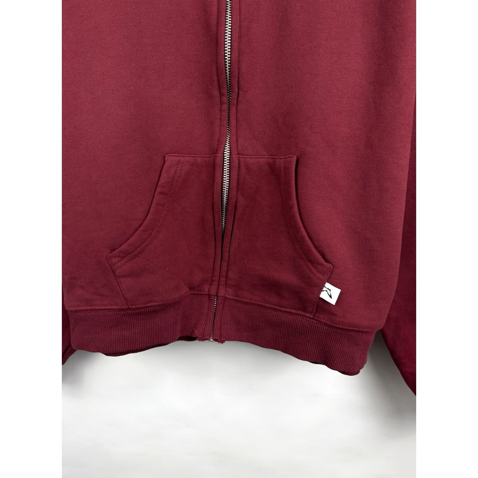 Vintage Akimbo Club Zip Hoodie Heavyweight Cotton USA Boxy Fit Y2K Red L Mens Hoodie Size US L / EU 52-54 / 3 - 4 Thumbnail