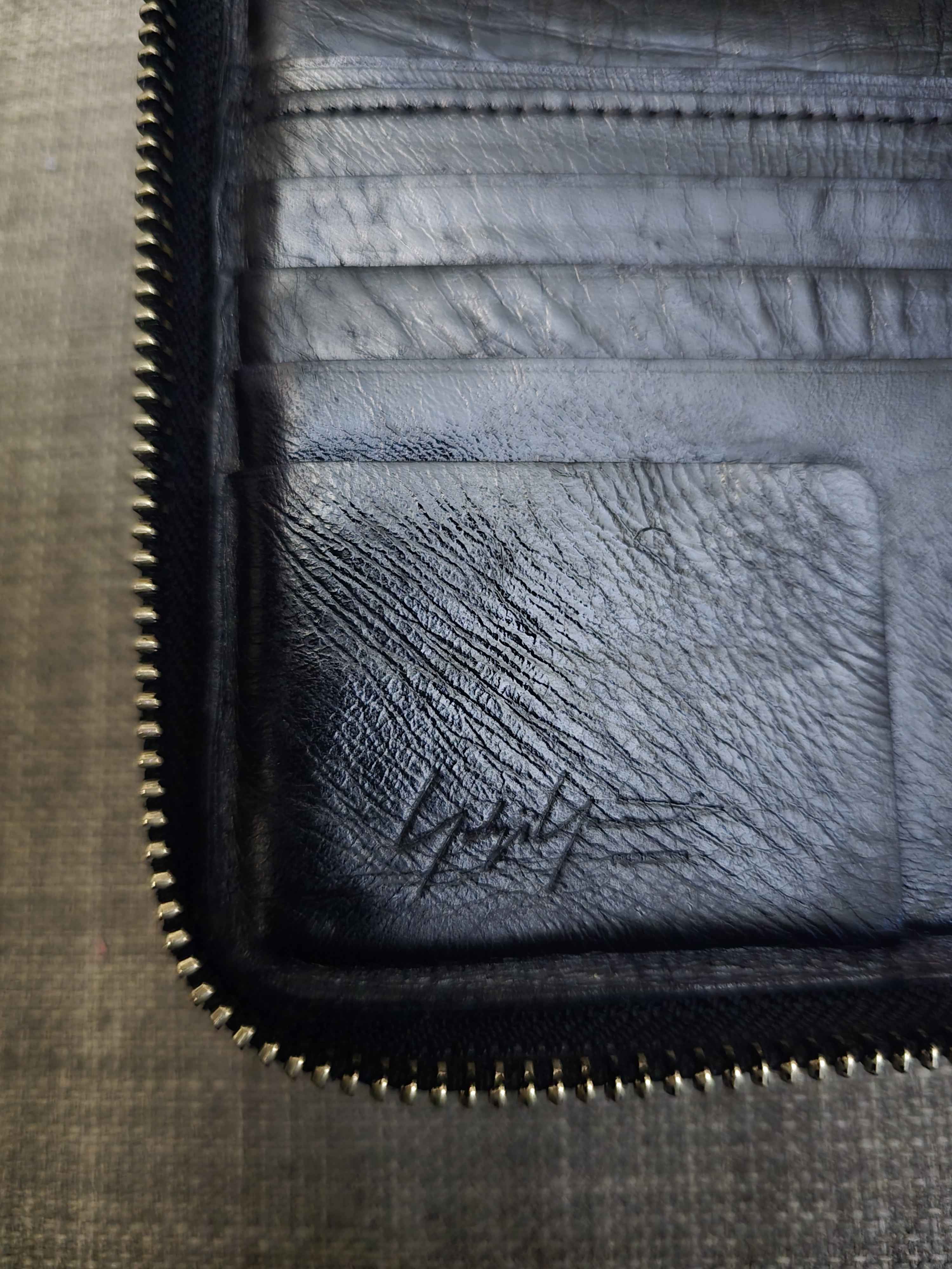 Yohji Yamamoto Yohji Yamamoto Zip leather wallet clutch Size ONE SIZE - 4 Thumbnail