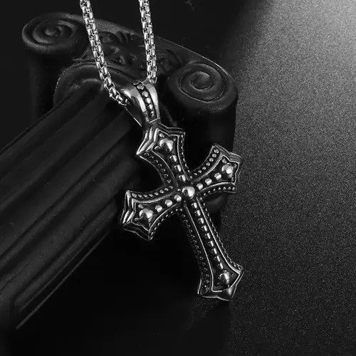 Jewelry Komuro x Honji Cross Gothic Punk Rock Style Chain Necklace Size ONE SIZE - 6 Thumbnail
