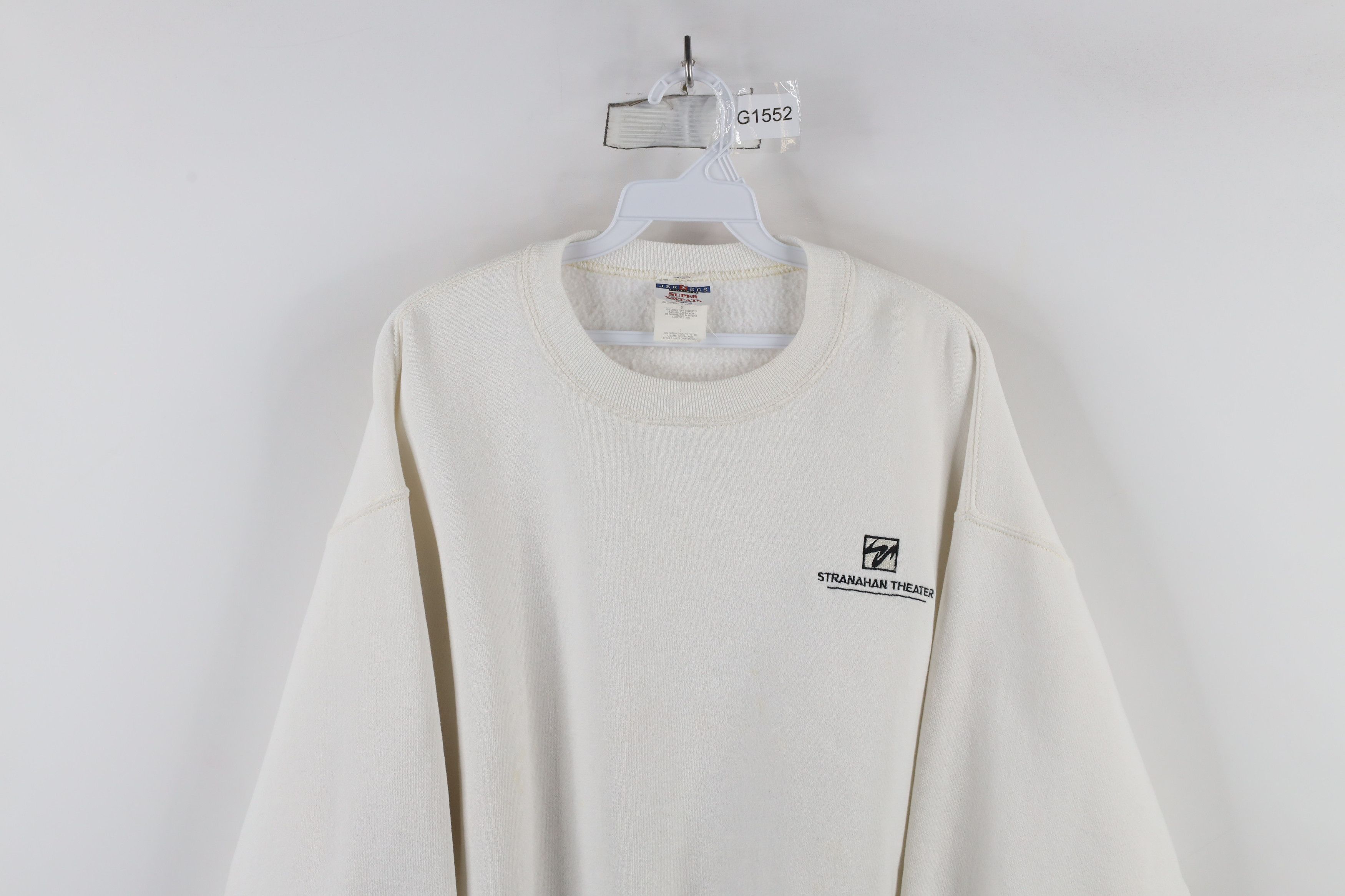Vintage Vintage 90s Spell Out Stranahan Theater Toledo Sweatshirt Size US L / EU 52-54 / 3 - 2 Thumbnail
