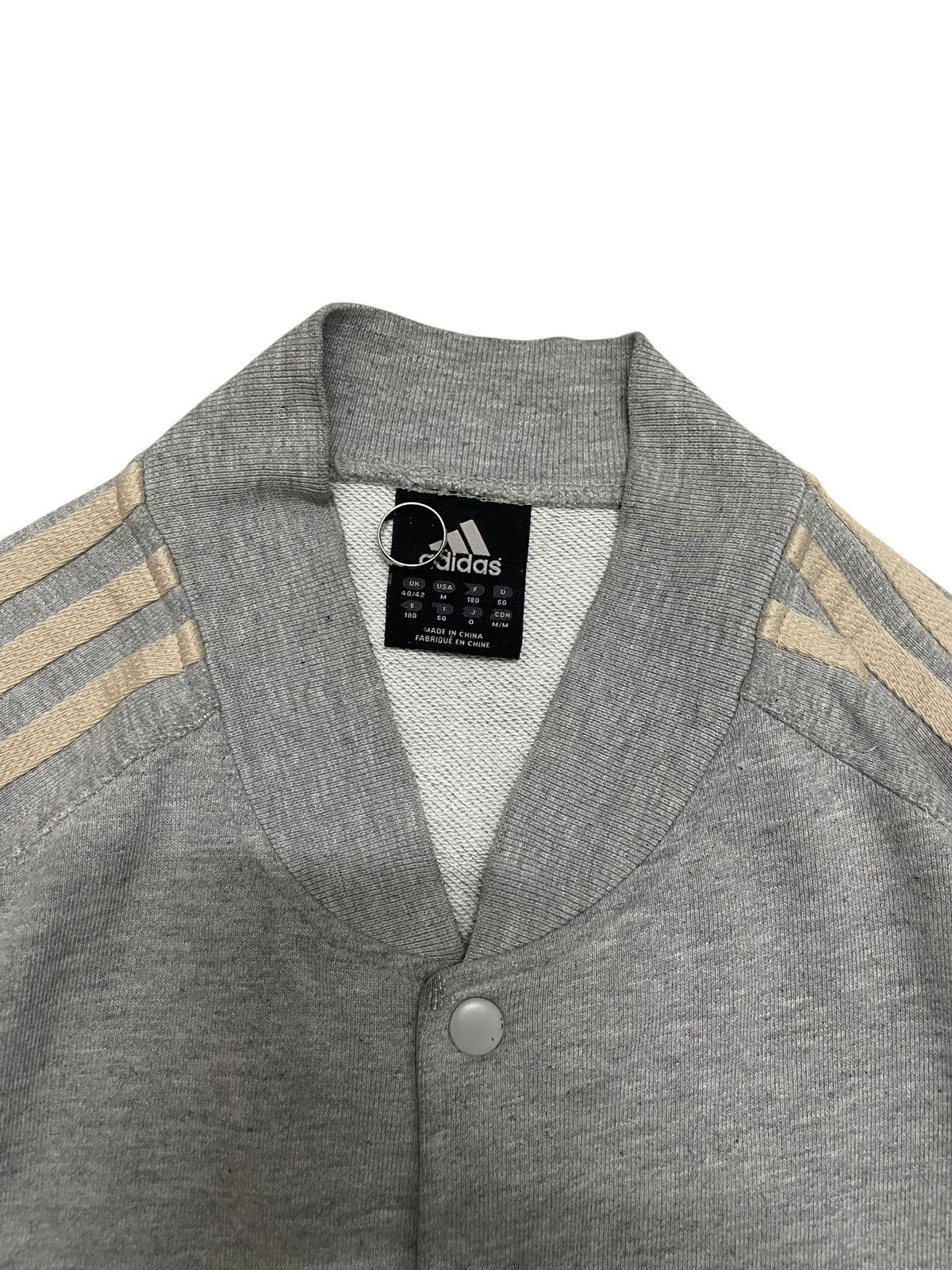 Adidas × Bape × Neighborhood Y2K Adidas Embroidered Spellout Cotton Varsity Jacket Size US L / EU 52-54 / 3 - 8 Thumbnail