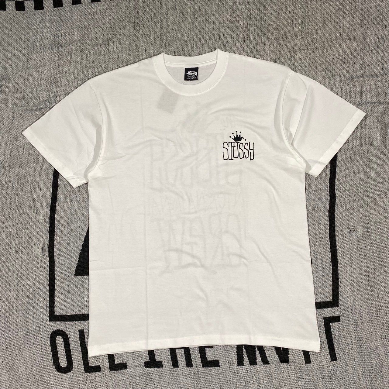 Stussy Stussy Tee International Crew Natural Xlarge Size US XL / EU 56 / 4 - 3 Thumbnail