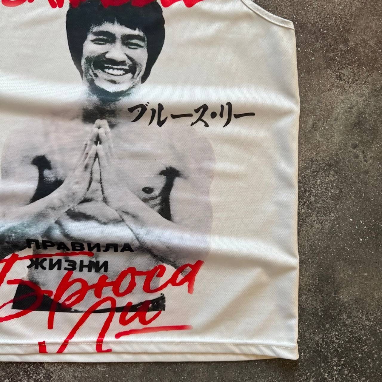 If Six Was Nine Bruce Lee «ПРАВИЛА ЖИЗНИ» Vintage Tank Top Size US S / EU 44-46 / 1 - 6 Thumbnail