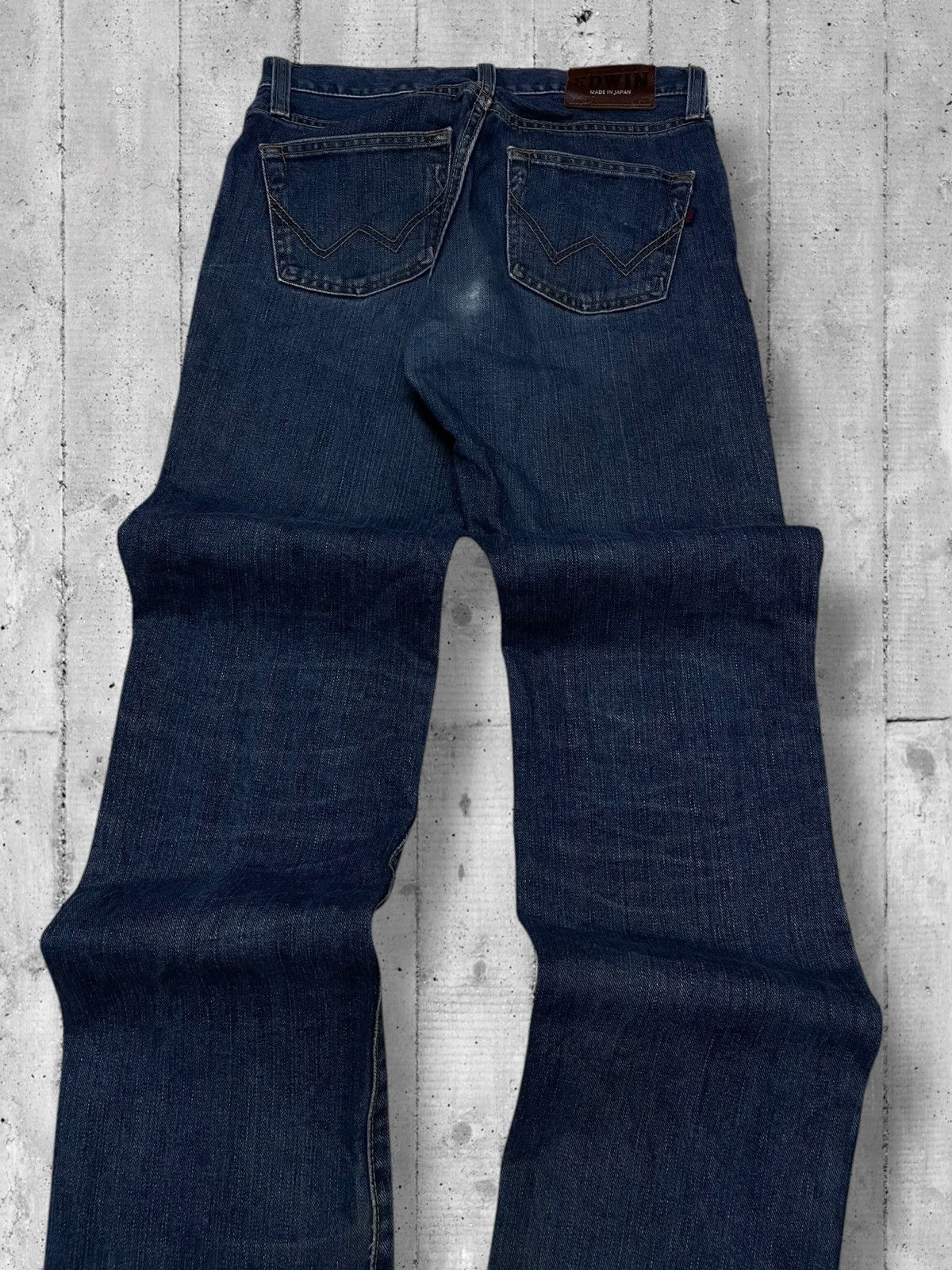 Designer × Edwin × Vintage Vintage 1990s Japan Designer Edwin 403 Distressed Denim Size US 29 - 11 Thumbnail