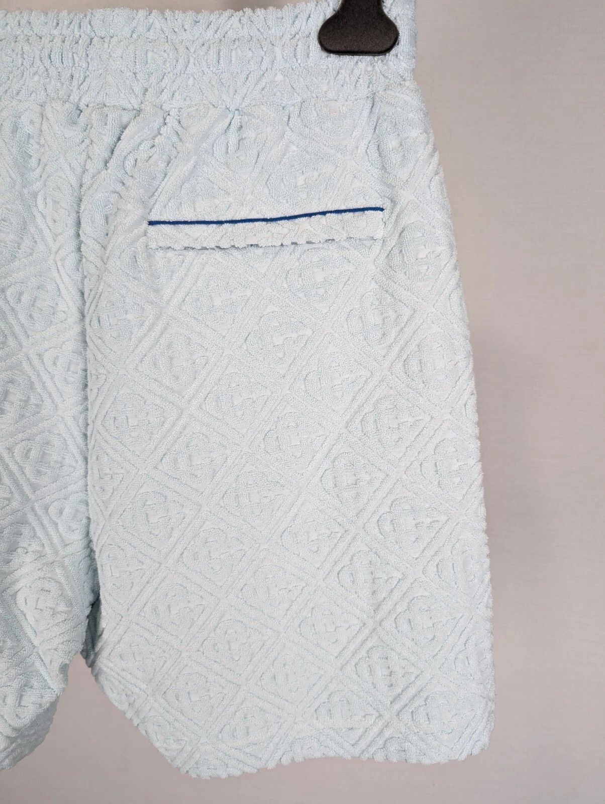 Casablanca o1rshd1 DUP / Towelling Monogram Shorts in Light Blue Size US 30 / EU 46 - 15 Thumbnail