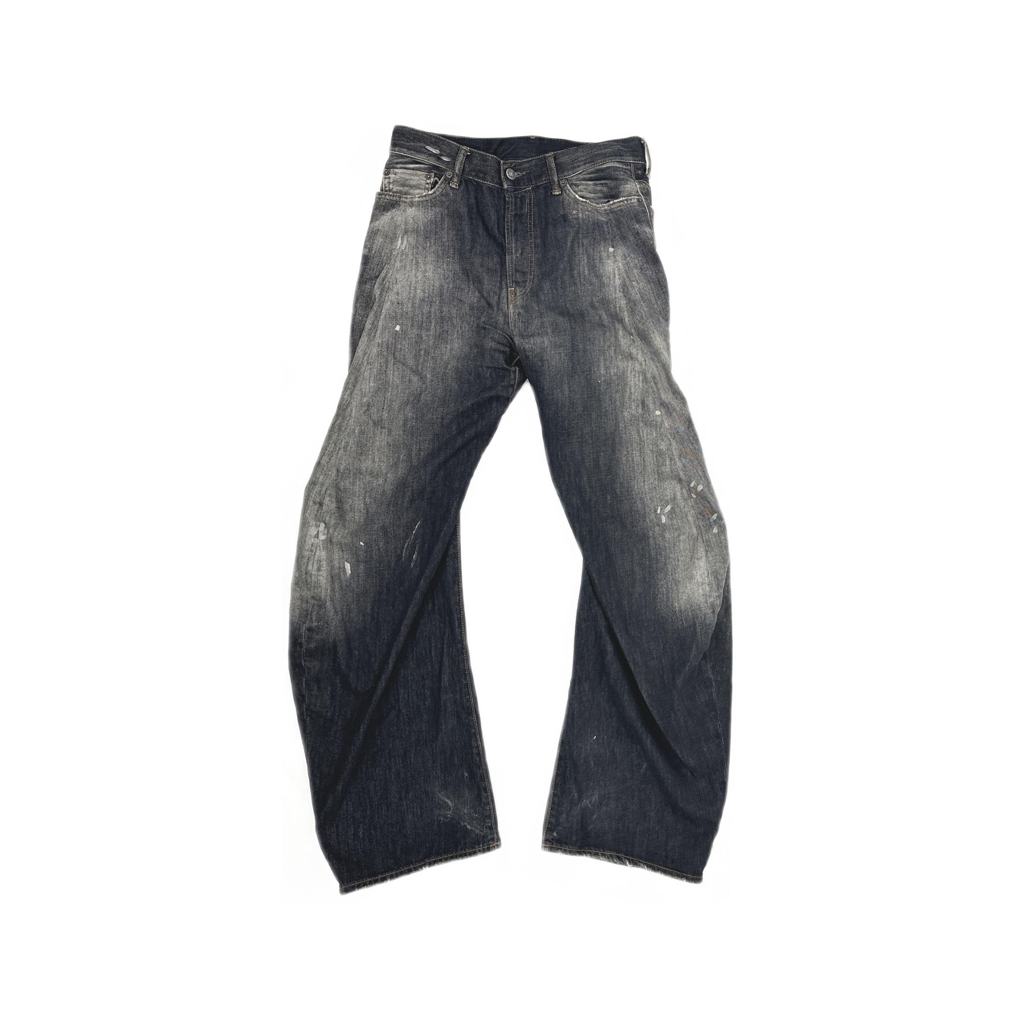 Acne Studios Acne Studios 2006M Paint Splatter Denim Jeans Size 29 Size US 29 - 1 Thumbnail