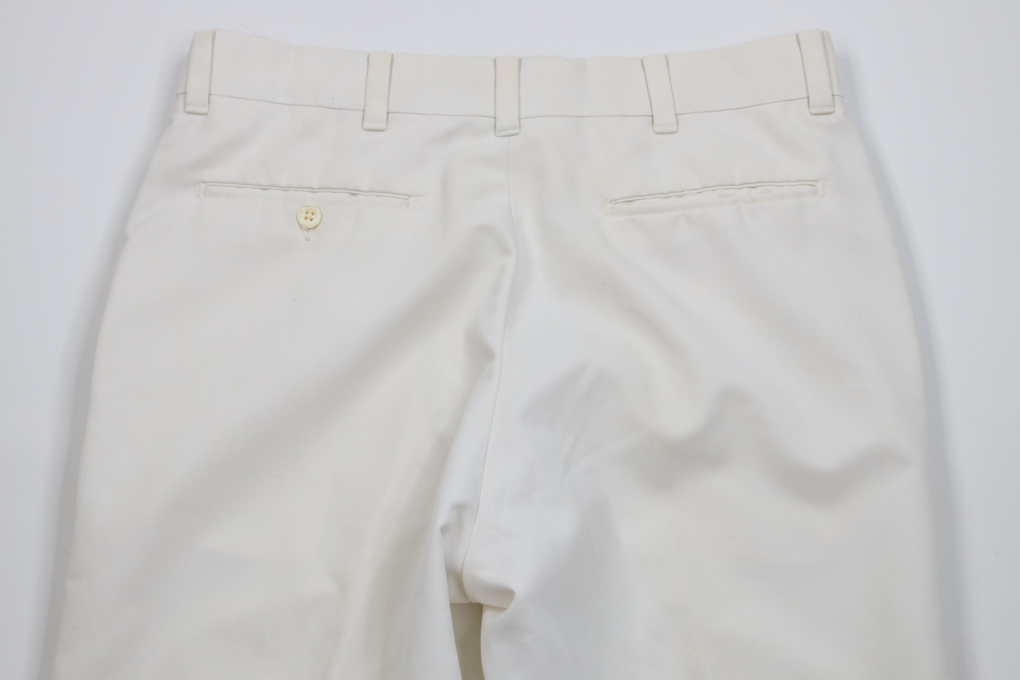 Vintage Vintage 70s Streetwear Flared Wide Leg Chino Pants White USA Size US 34 / EU 50 - 11 Thumbnail