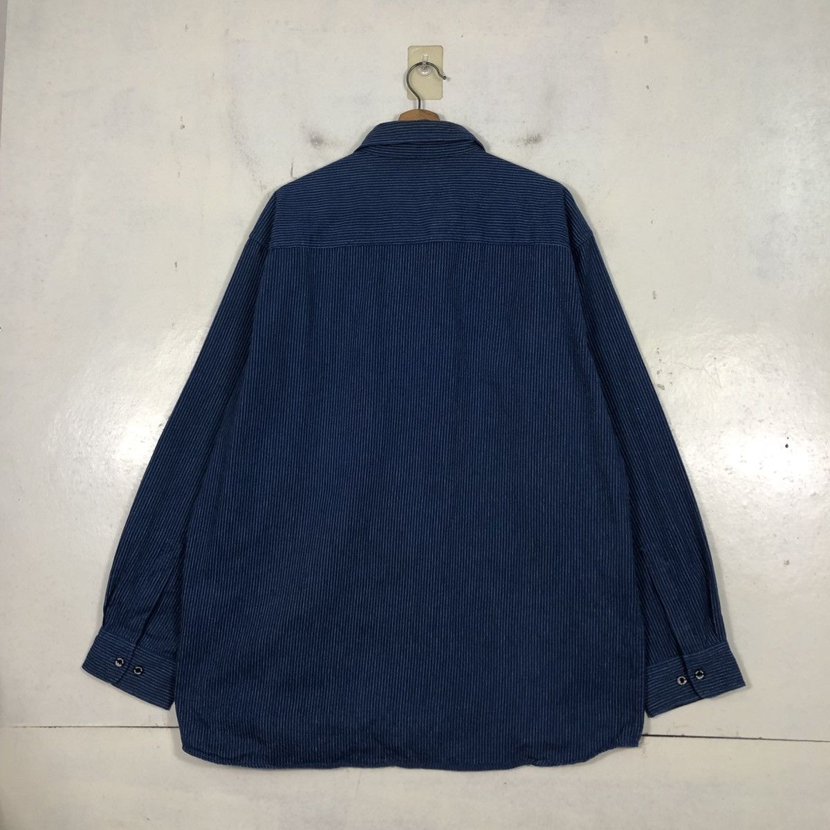 Japanese Brand Vintage Hickory Chore Striped Jacket Open Dich Size US L / EU 52-54 / 3 - 10 Thumbnail