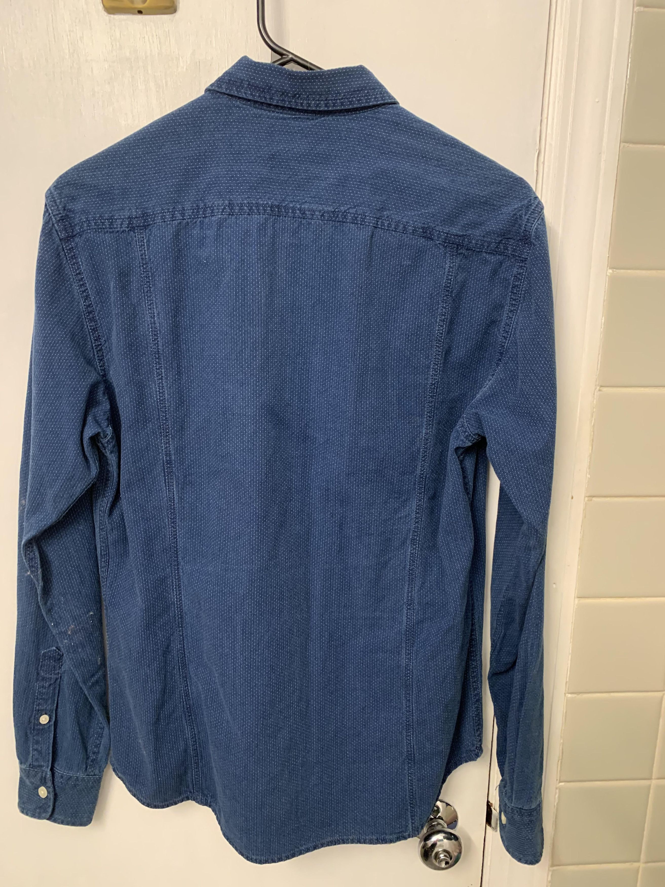 Corridor Corridor Washed Indigo Dot shirt Size Small Size US S / EU 44-46 / 1 - 3 Thumbnail