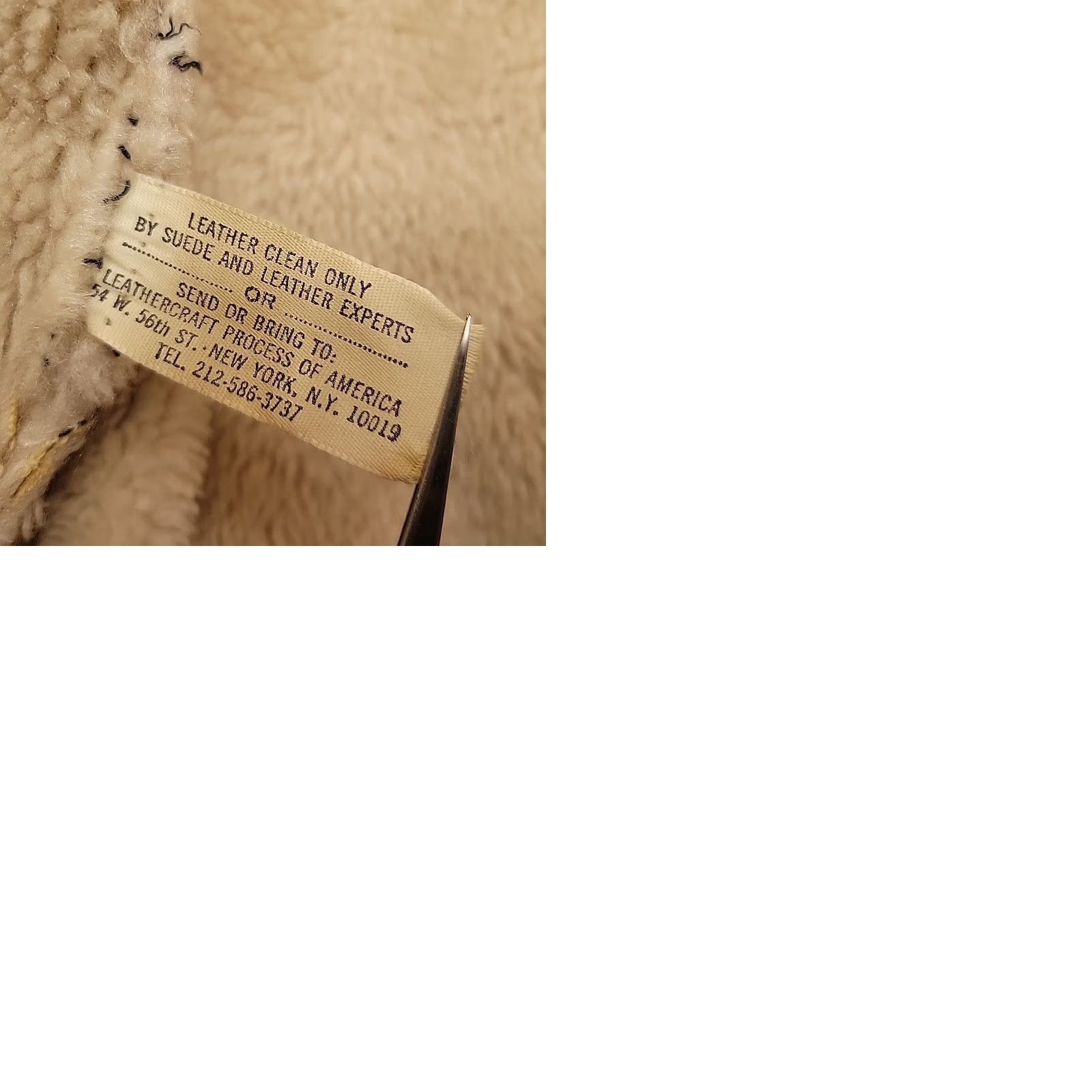 Vintage VTG Suede Leather Sherpa Lined Coat Mens M Tan Western Ranch USA Jacket Size US M / EU 48-50 / 2 - 9 Thumbnail