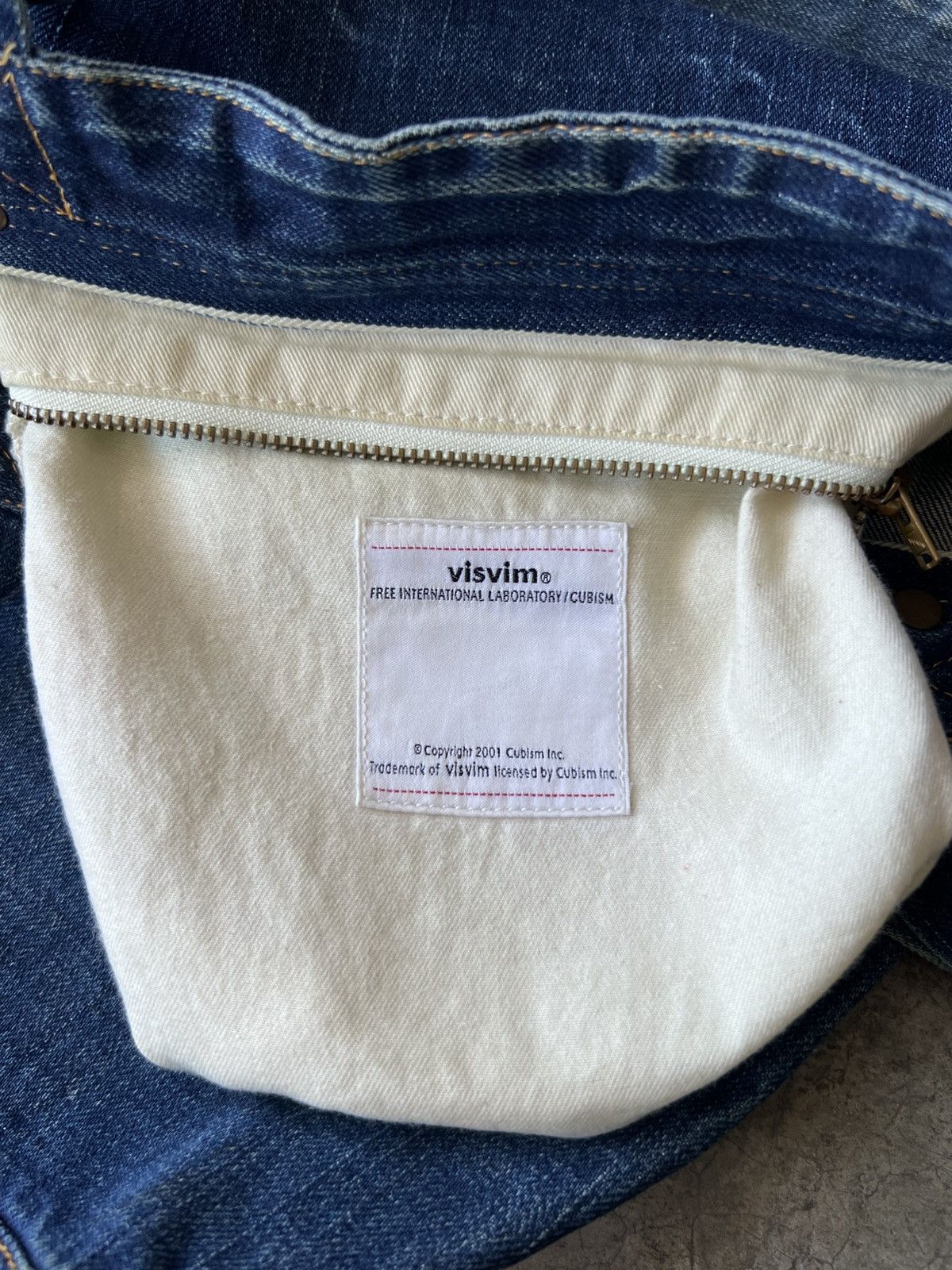 Visvim Visvim - S/S18 Dry Denim Tote Bag Size ONE SIZE - 12 Thumbnail