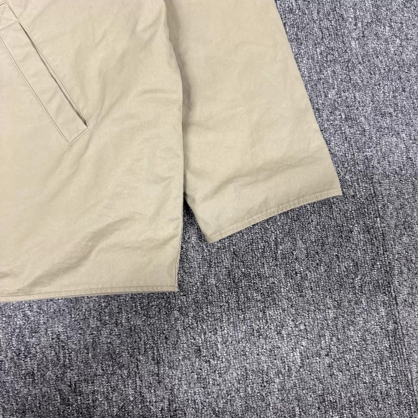 Balenciaga Balenciaga Khaki Oversized Collar Work Jacket S Size S / US 4 / IT 40 - 3 Thumbnail