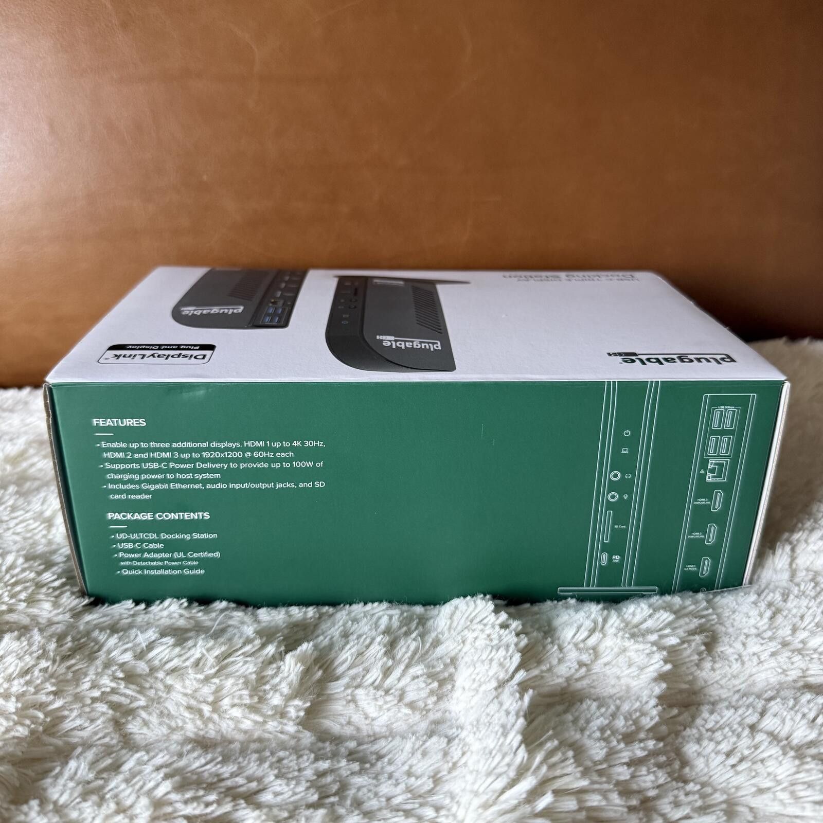 Other Plugable 13-in-1 USB-C Triple Monitor Docking Station *New Size ONE SIZE - 2 Thumbnail