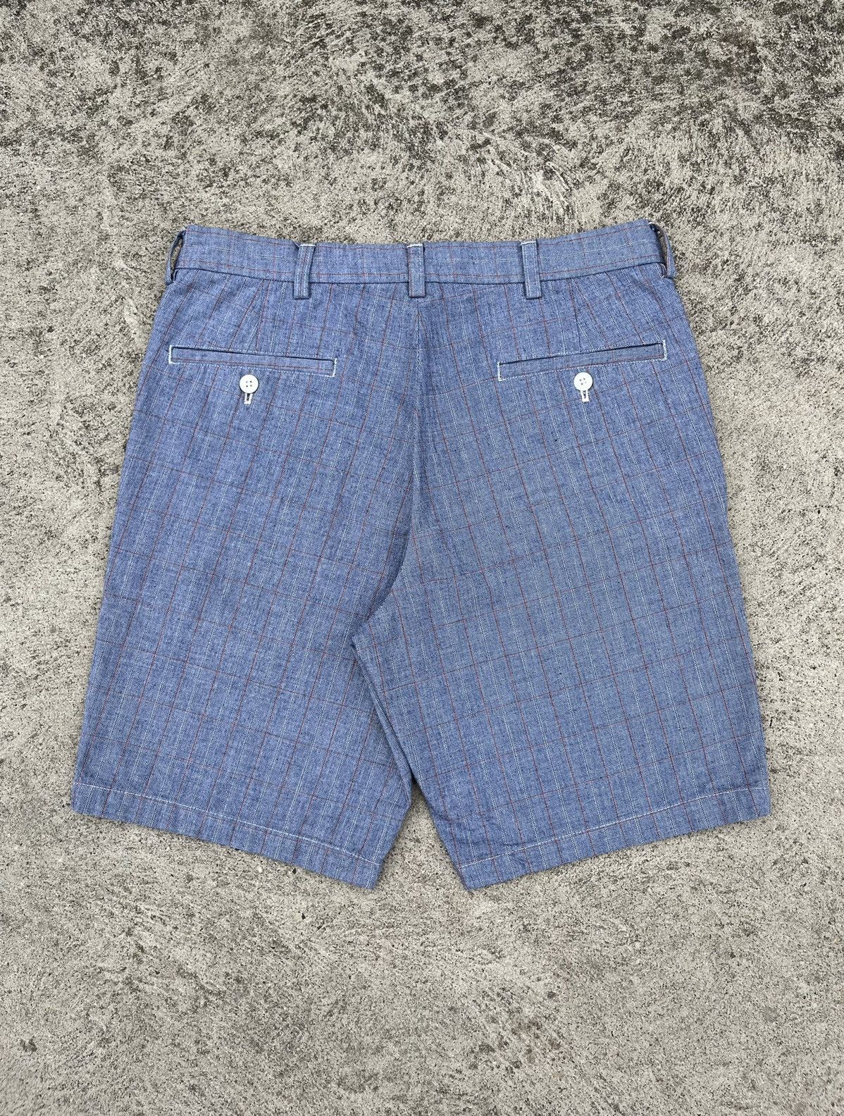 Comme des Garcons SS2001 Junya Watanabe X Comme Des Garcons Checked Shorts Size US 30 / EU 46 - 12 Thumbnail