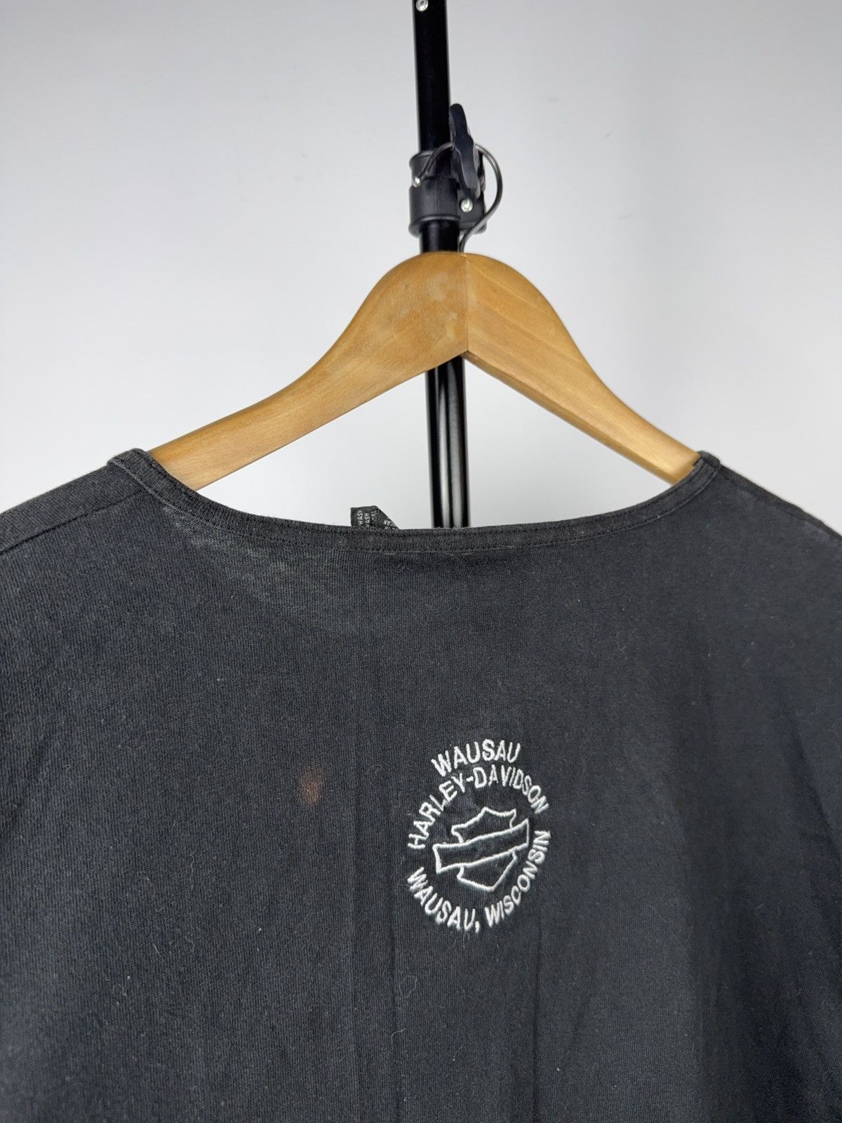 Harley Davidson Retro Moto Biker Harley-Davidson 2004 Black Graphic T-Shirt Size US S / EU 44-46 / 1 - 15 Thumbnail