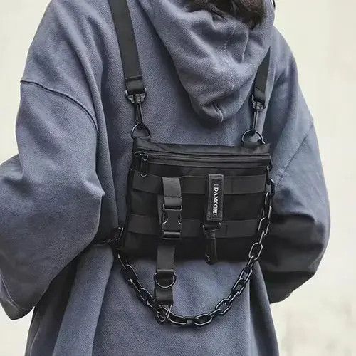 Other Tactical Chest Bag For Men Fashion Bullet Vest Streetwear Size ONE SIZE - 4 Thumbnail