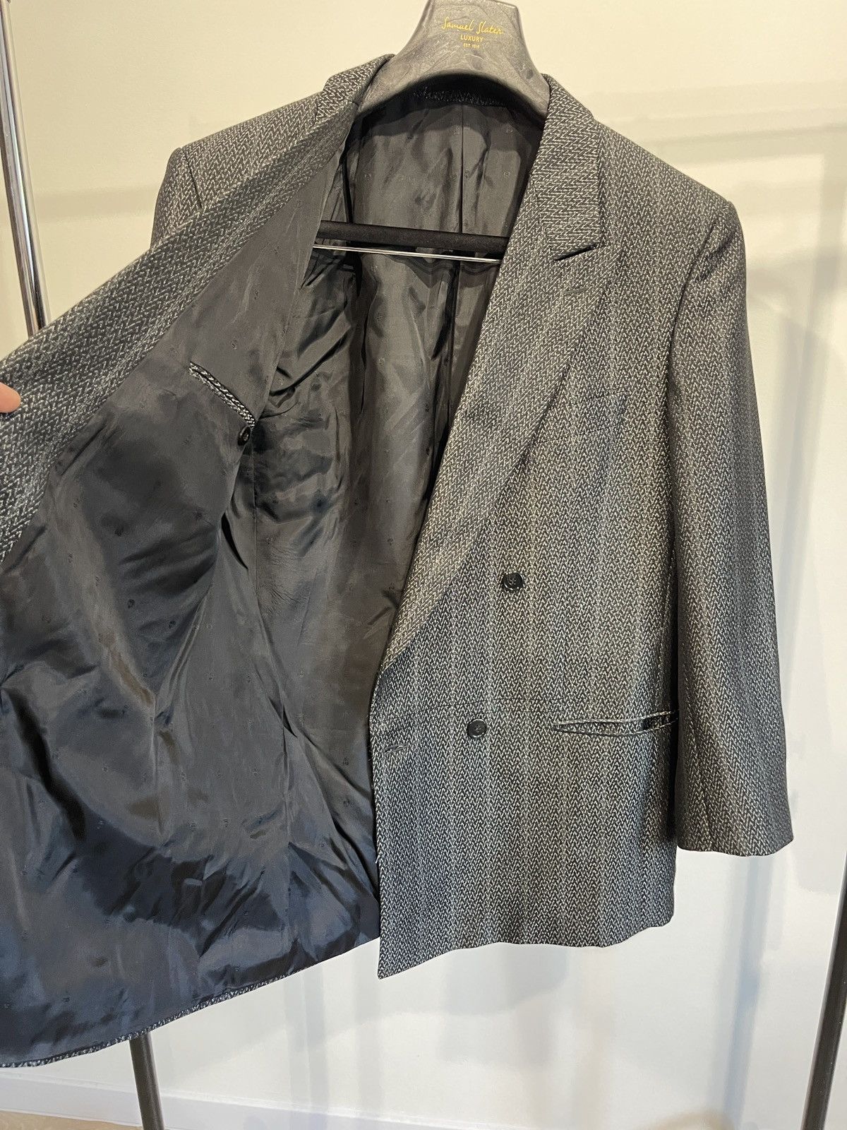 Vintage 🔥Vintage Greiff blazer double-breasted classic jacket 40R Size 40R - 6 Thumbnail