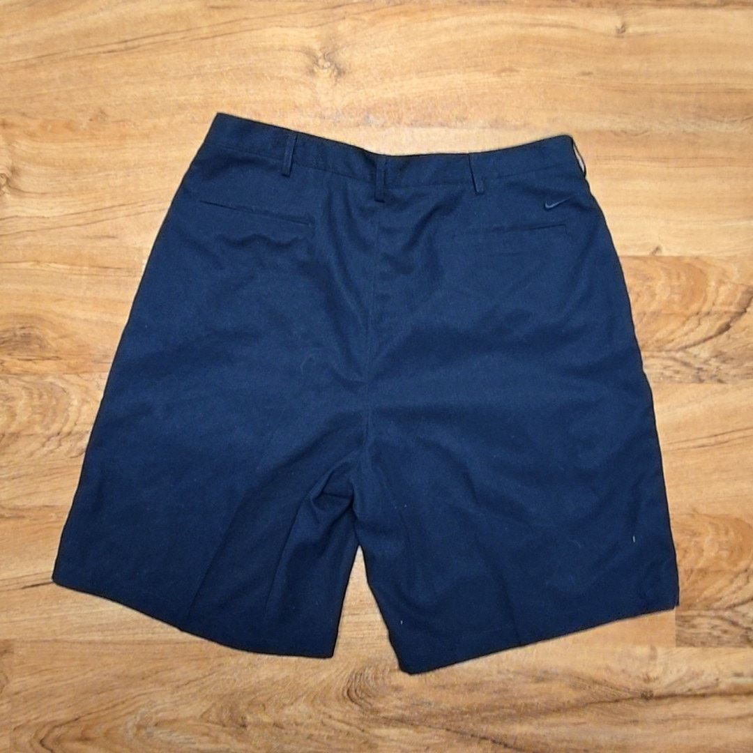 Nike Nike Navy Blue Pleated Casual Mens 36 Golf Shorts Size US 36 / EU 52 - 5 Thumbnail
