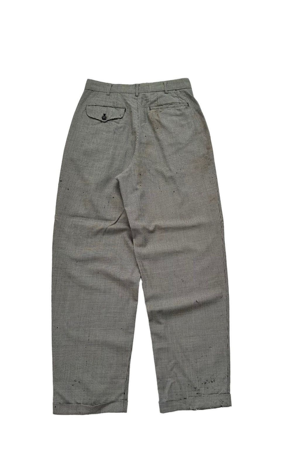 Comme des Garcons Comme des Garçons Homme Plus AW1991 Houndstooth Wool Trouser Size US 28 / EU 44 - 4 Thumbnail