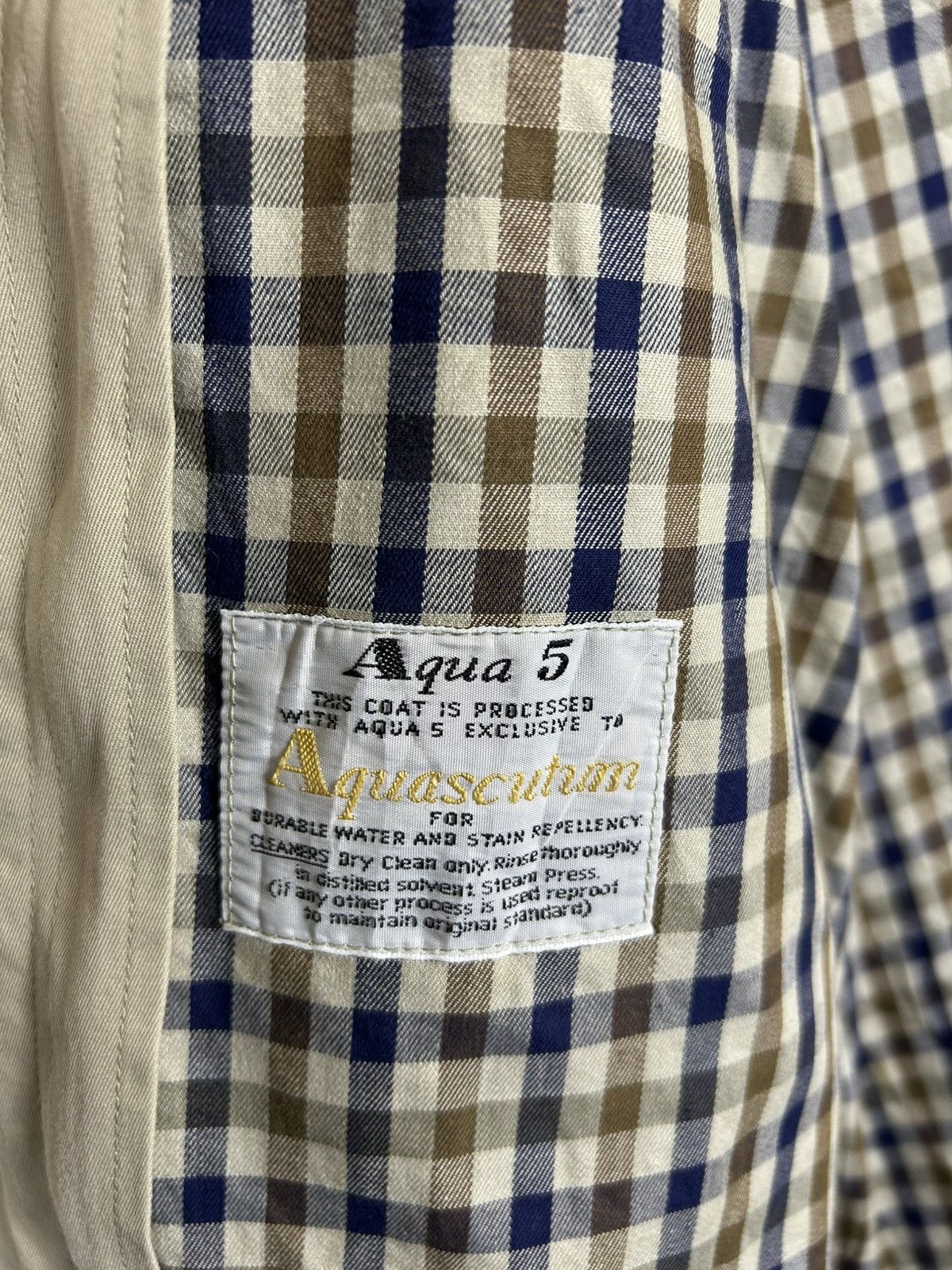 Aquascutum ⚡️Vintage Aquascutum Khakis Button Long Coat Jacket Size US M / EU 48-50 / 2 - 13 Thumbnail