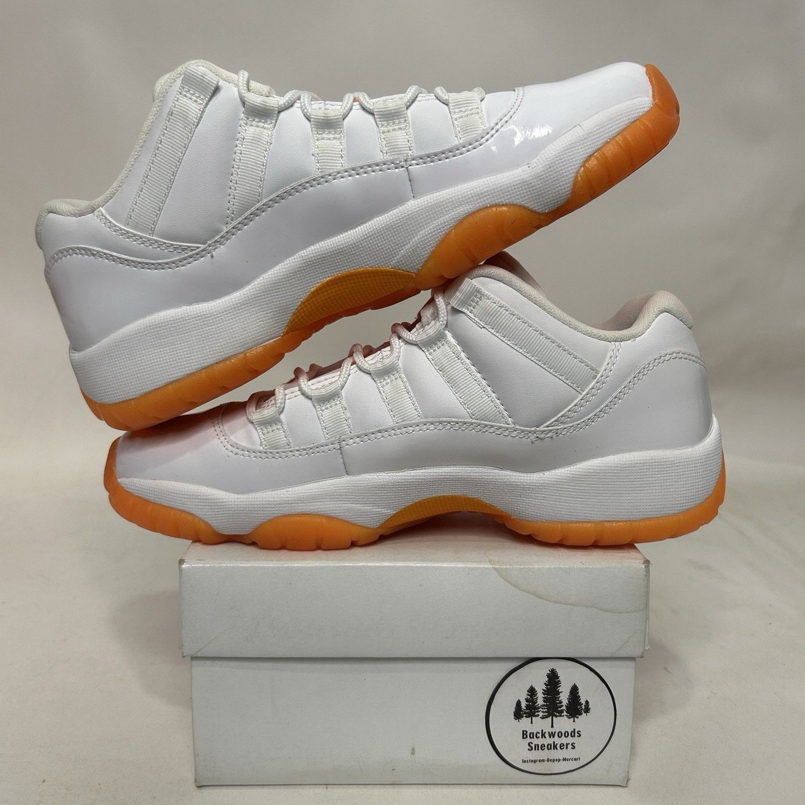 Jordan Brand Nike Air Jordan Retro 11 Low GG “White Citrus” Size US 7.5 / IT 37.5 - 3 Thumbnail