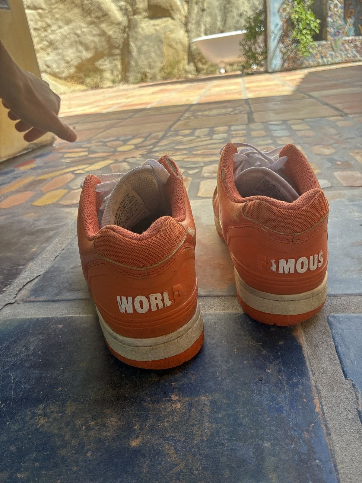 Supreme Supreme orange air force 2 Size US 10.5 / EU 43-44 - 4 Thumbnail