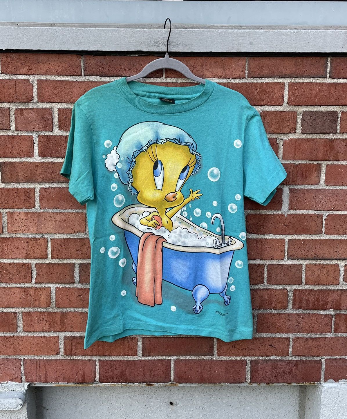 Changes Vintage 1997 Changes Looney Tunes Bathing Tweety T Shirt Size US M / EU 48-50 / 2 - 1 Thumbnail