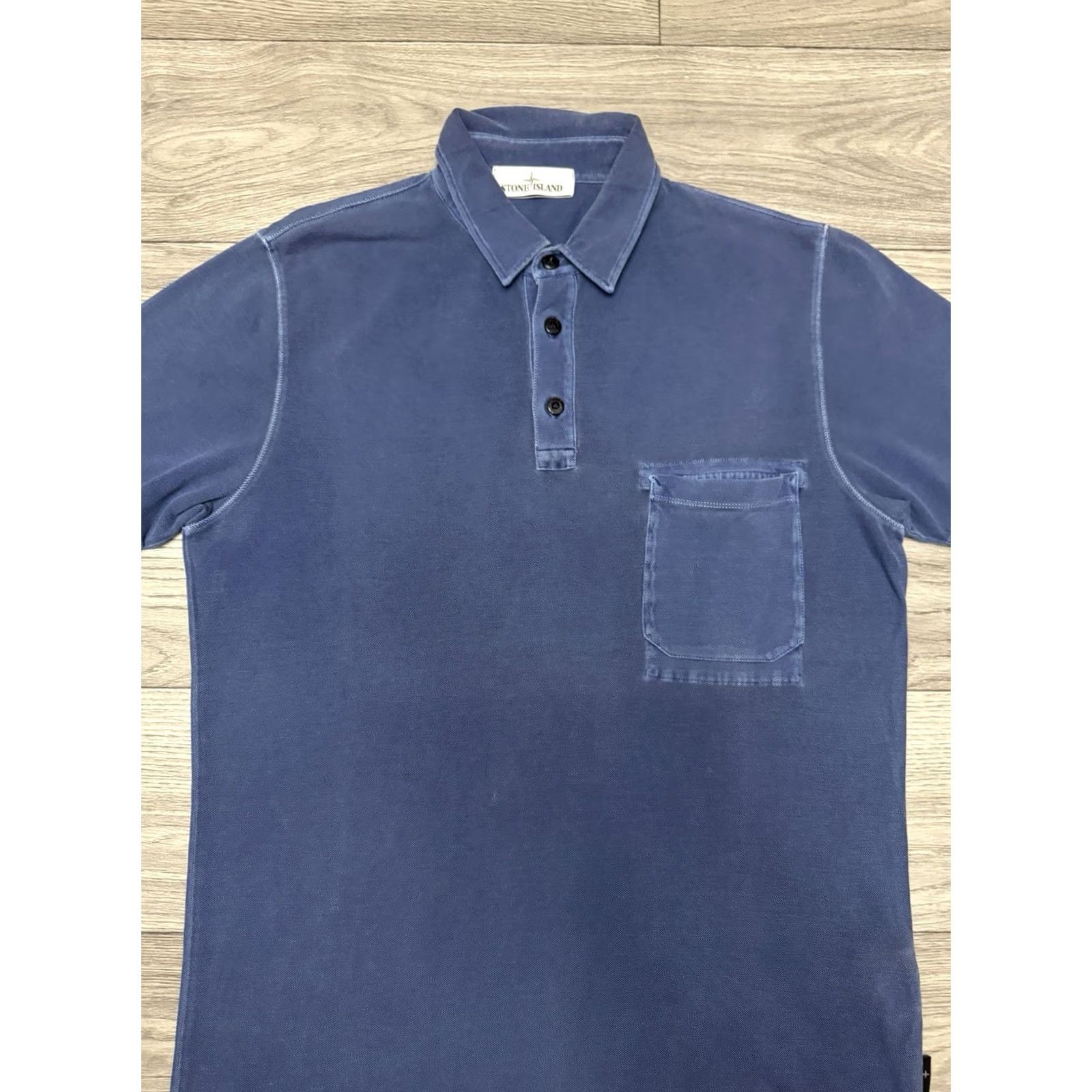 Stone Island Stone Island Polo Shirt Black Size L Camel Cotton Short Sleeve Pocket Mens Shirt - Stone Island Polo Shirt Black Size L Pocket Mens Shirt Size US L / EU 52-54 / 3 - 6 Thumbnail