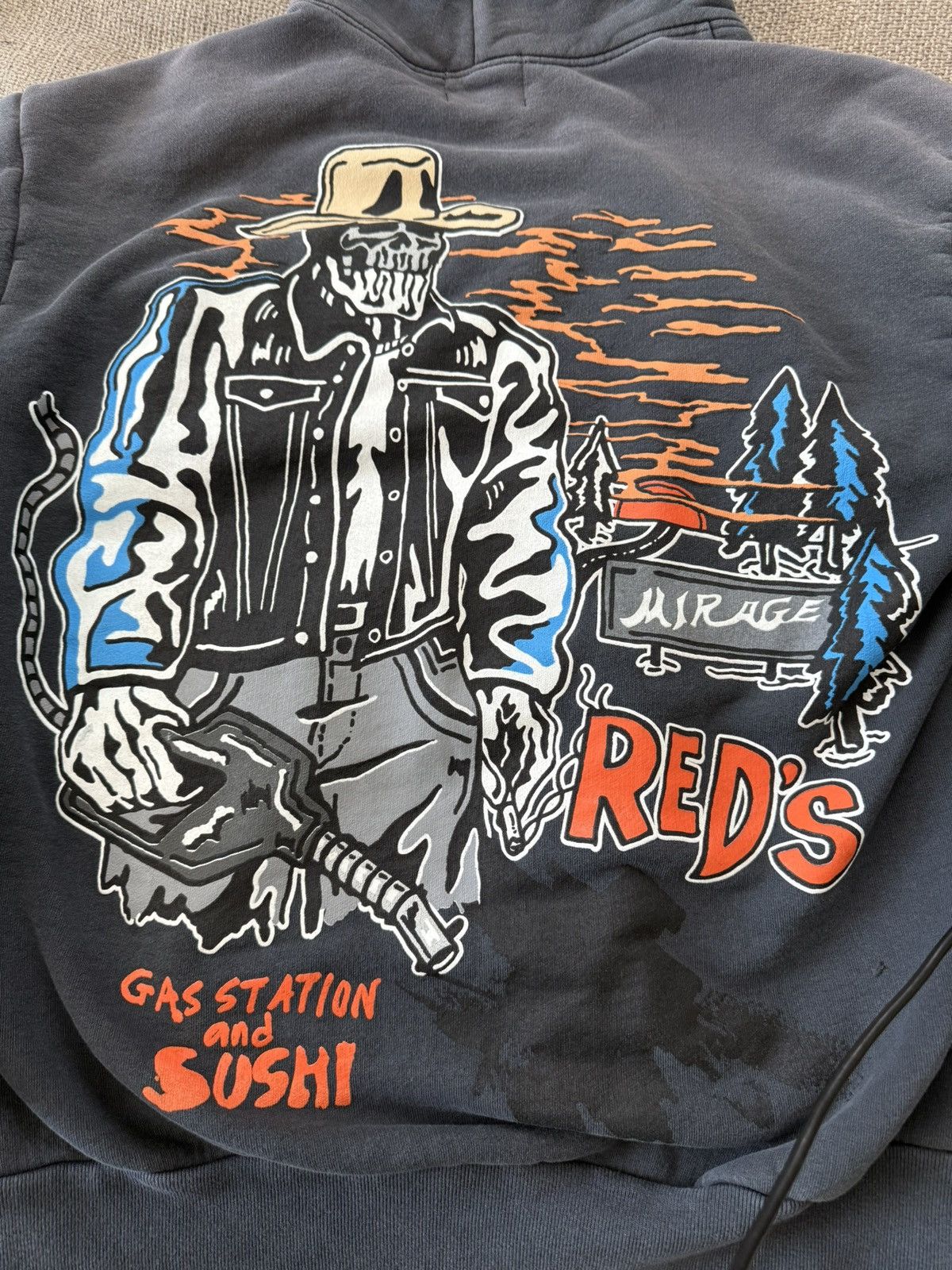 Warren Lotas Red’s Gas Station Hoodie Size US M / EU 48-50 / 2 - 3 Thumbnail