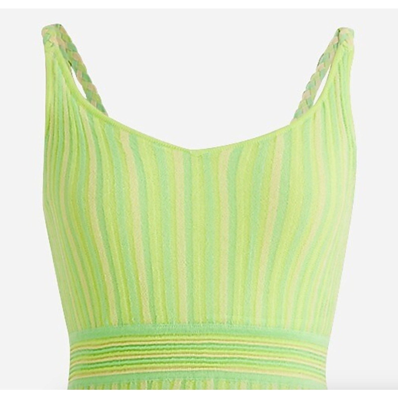 J.Crew J Crew Limited Edition Crochet Midi Striped Sweater Dress M Size M / US 6-8 / IT 42-44 - 5 Thumbnail