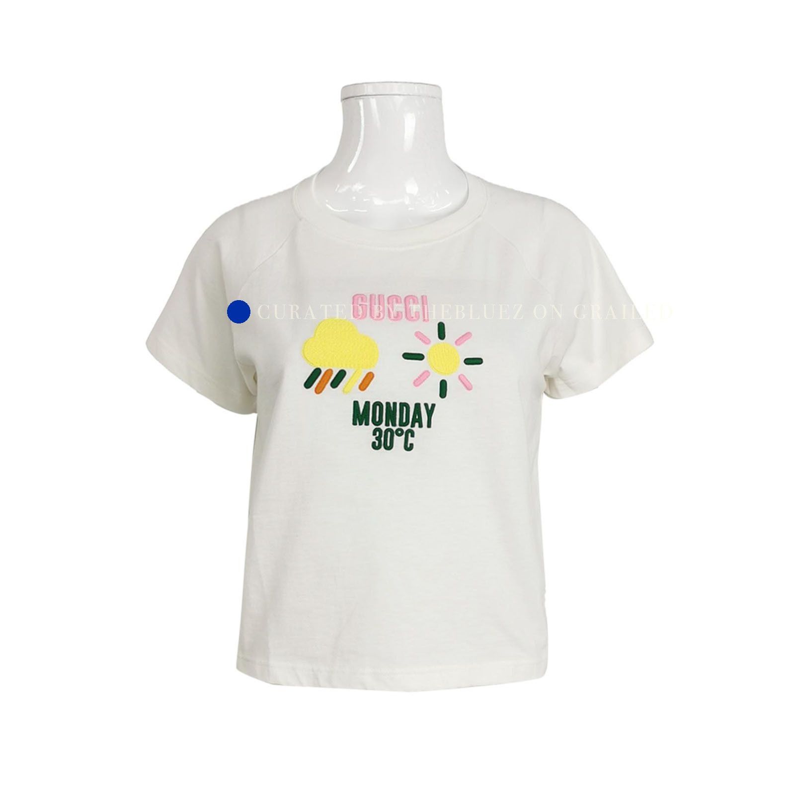 Gucci Graphic Logo T-Shirt in White Size US M / EU 48-50 / 2 - 1 Thumbnail