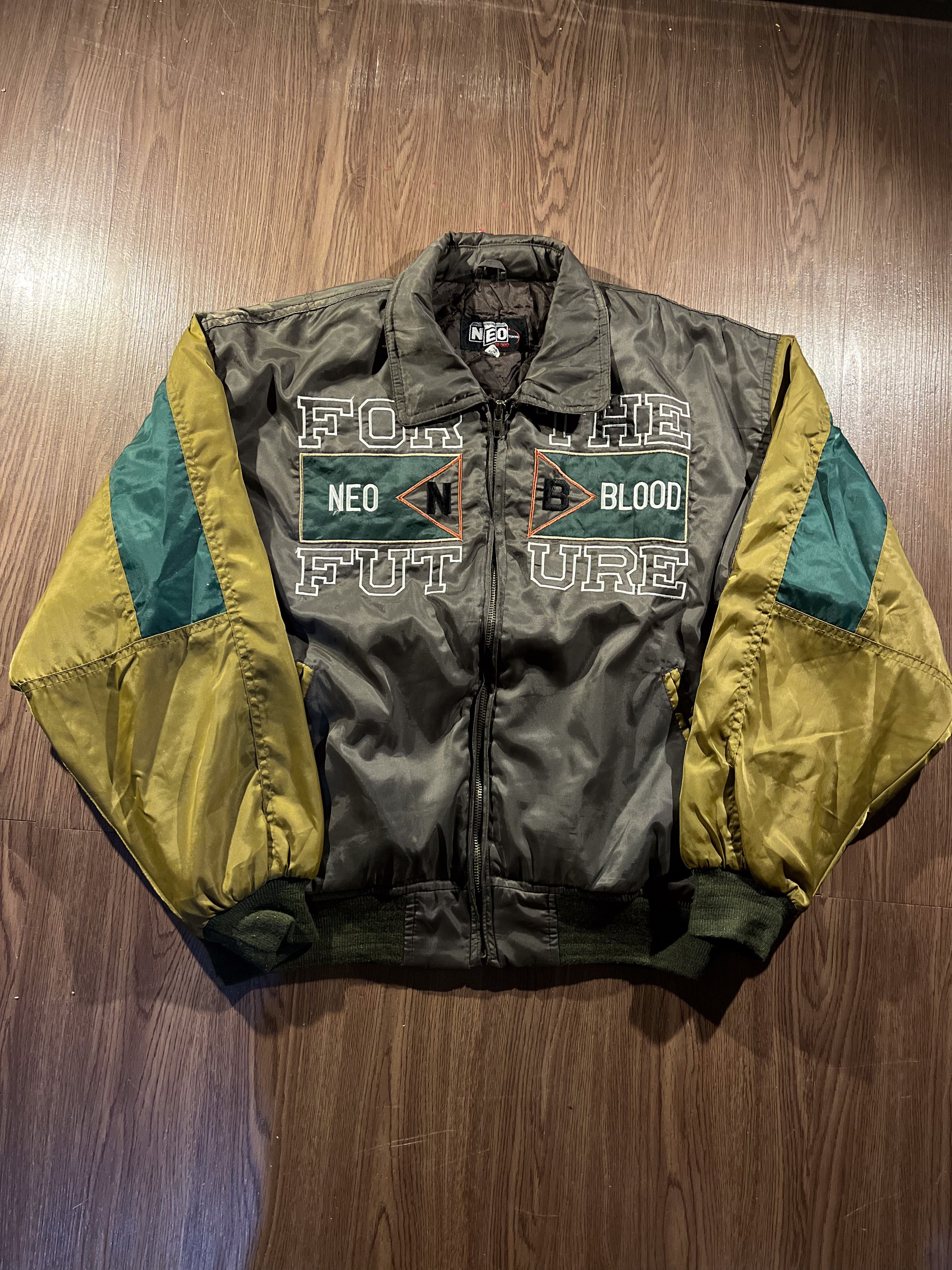 Other Vintage Neo Blood Bomber Embroidery Jacket Size US XL / EU 56 / 4 - 1 Thumbnail
