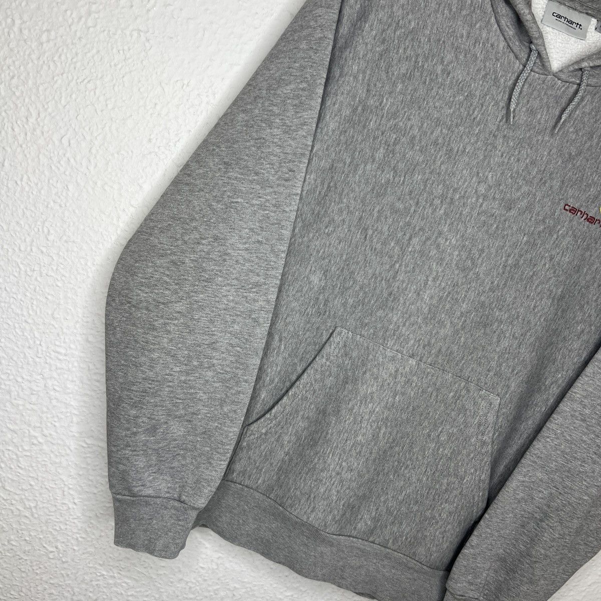 Carhartt Carhartt WiP Hoodie Sweatshirt Hooded Squad Sweat Grey Logo Size US M / EU 48-50 / 2 - 2 Thumbnail