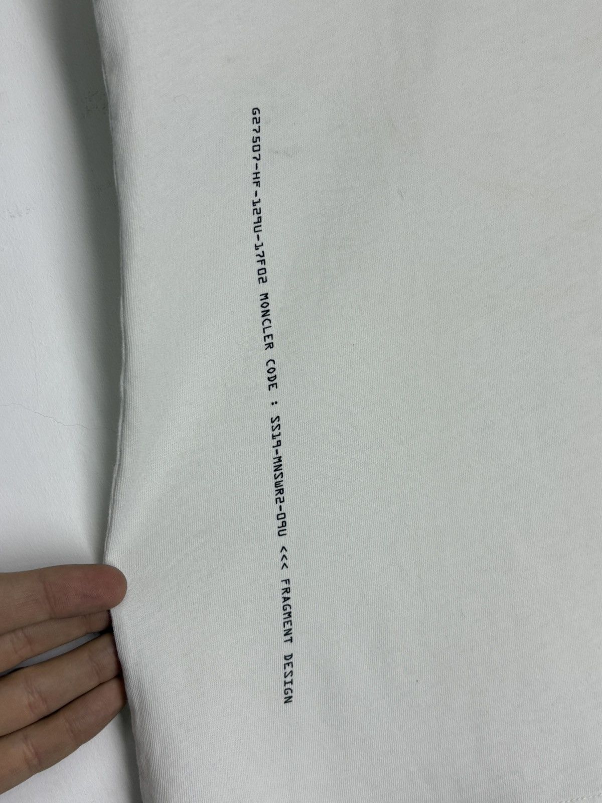 Fragment Design × Moncler Moncler Genius 7 x Fragment Hiroshi Funiwara White T-shirt Size US M / EU 48-50 / 2 - 5 Thumbnail